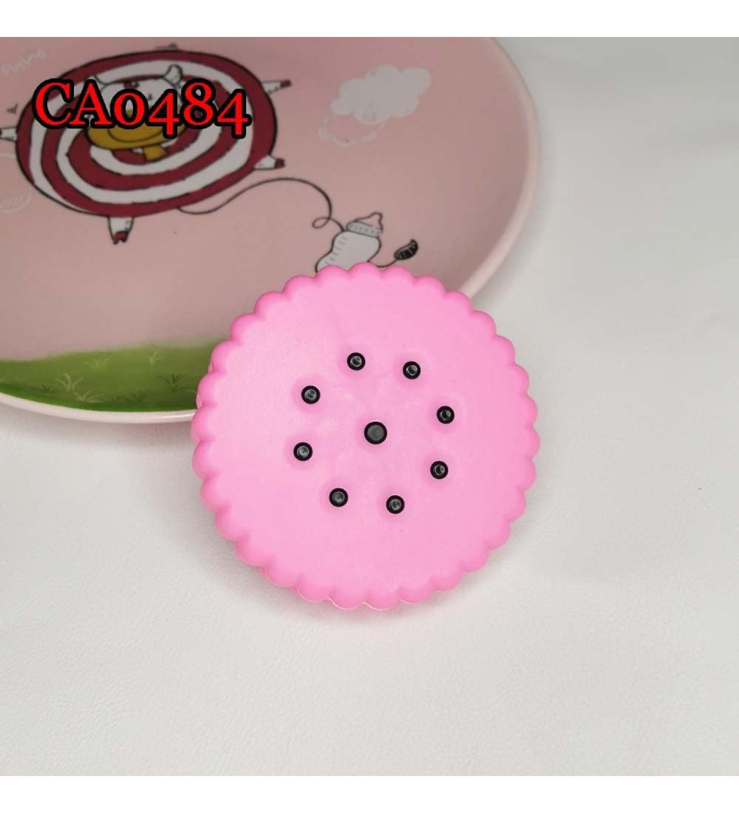 Stylish Portable Cartoon Contact Lens Case with Mirror - Candy Color Mini Cosmetic Container (Roze) - Buy Online on GoSupps.com