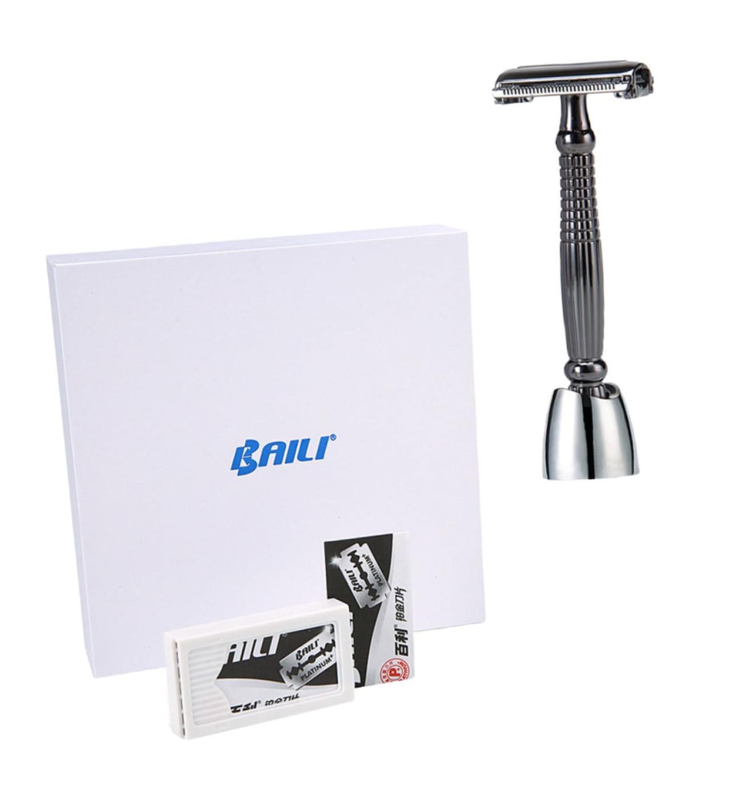 Beaupretty Manual Shaver Set for Women - Double Edge Mustache & Lady Razors - Chrome-Plated Alloy Handle - International Shipping Available - Buy Online on GoSupps.com