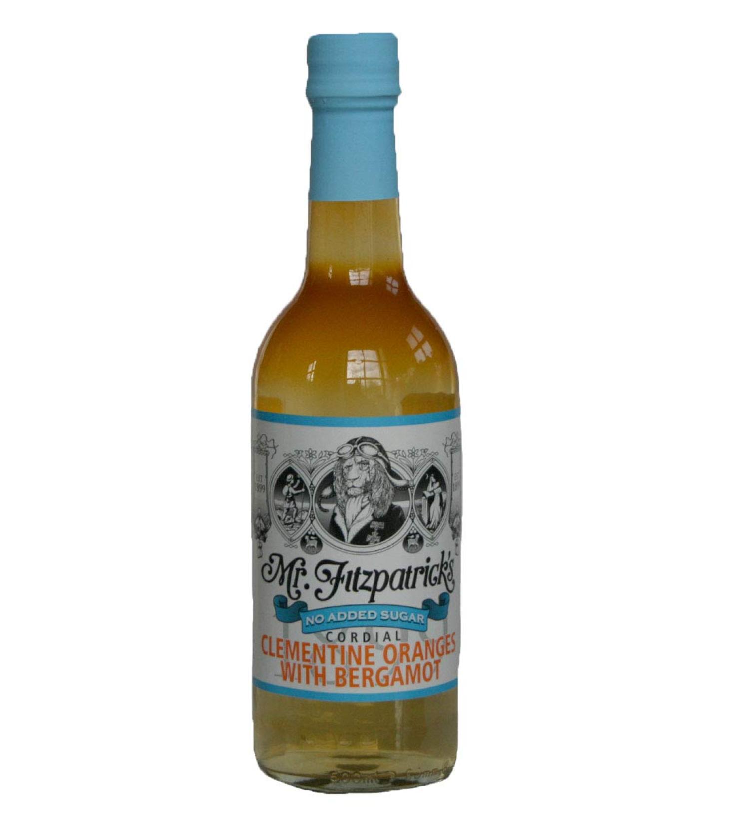 Mr Fitzpatricks Clementine Orange and Bergamot No Added Sugar Cordial 500 g