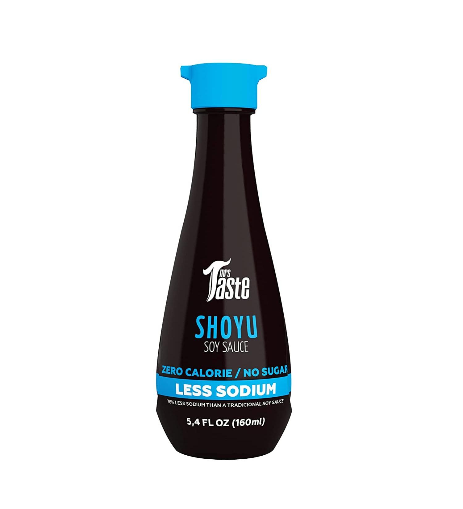 Mrs Taste Sugar Free Soy Sauce - Zero Calories, Low Sodium, Keto & Paleo Friendly Shoyu Soy - 5.4 Fl Oz - Buy Online on GoSupps.com