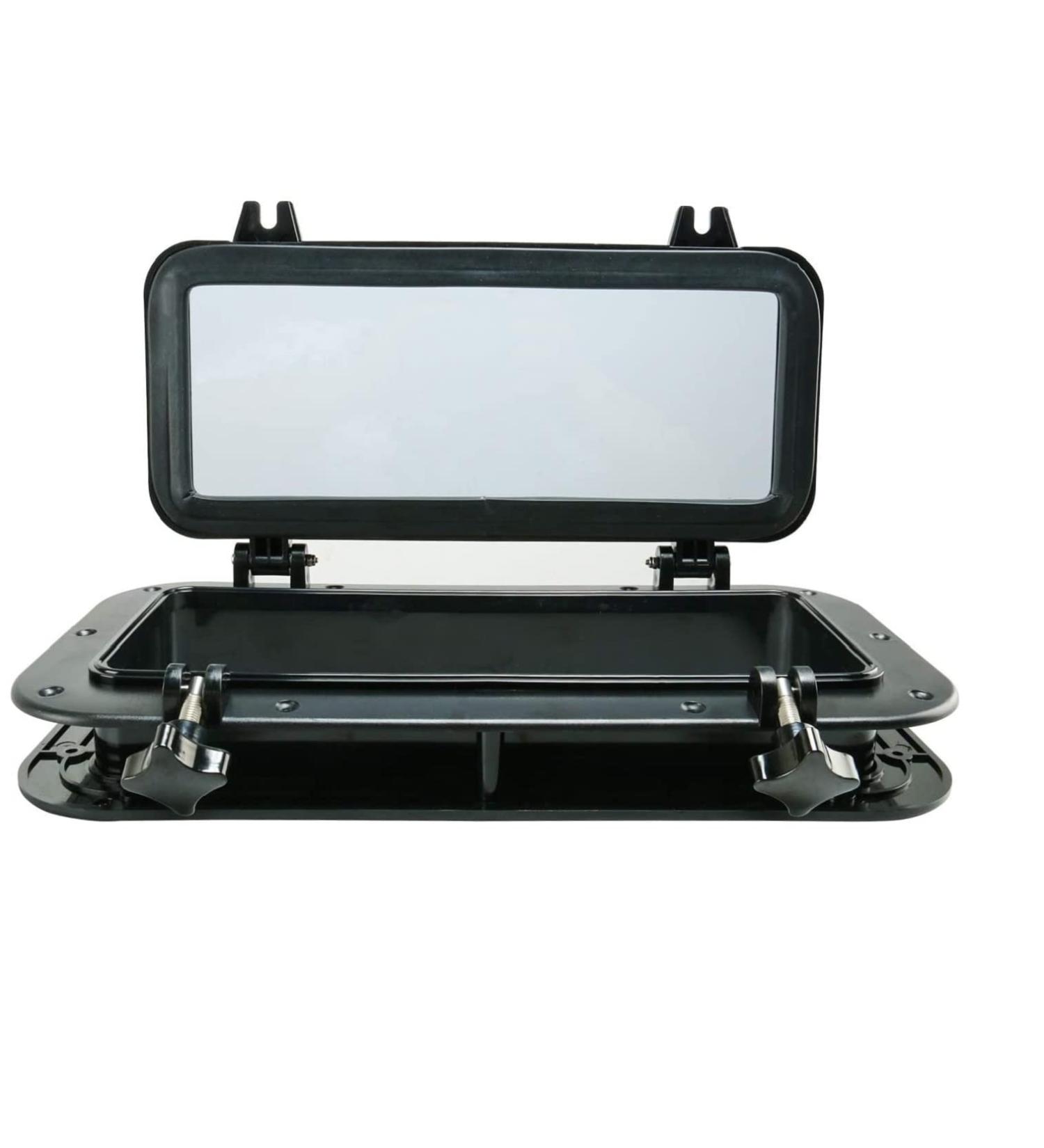 YaeMarine Boat Rectangle Opening Portlight - 15-3/4 x 7-7/8 Yacht Porthole Window - Buy Online on GoSupps.com
