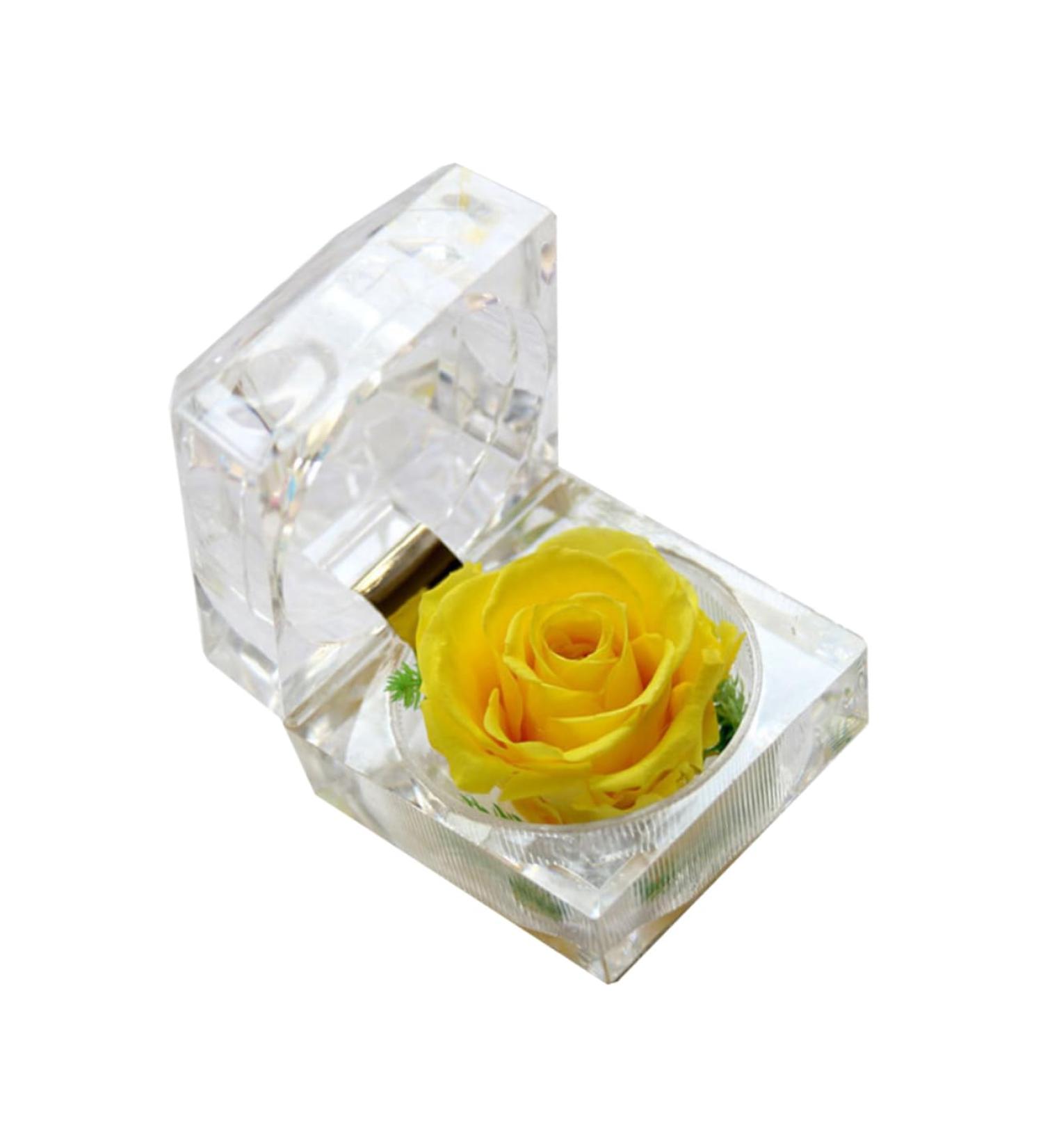 Zerodeko 1pcs Wedding For Women Womens Gifts Single Rose Valentine Decorations Flower Bouquet Girls Memorial Gifts Valentines Day Crystal Gifts Girlfriend Miss Accessories Preserved Flower - Buy Online on GoSupps.com