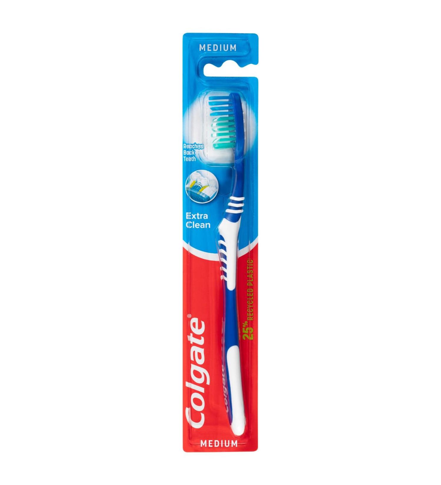 Shop Colgate Extra Clean Medium Toothbrush - Best International Shipping & Top Quality Oral Care - Buy Online on GoSupps.com