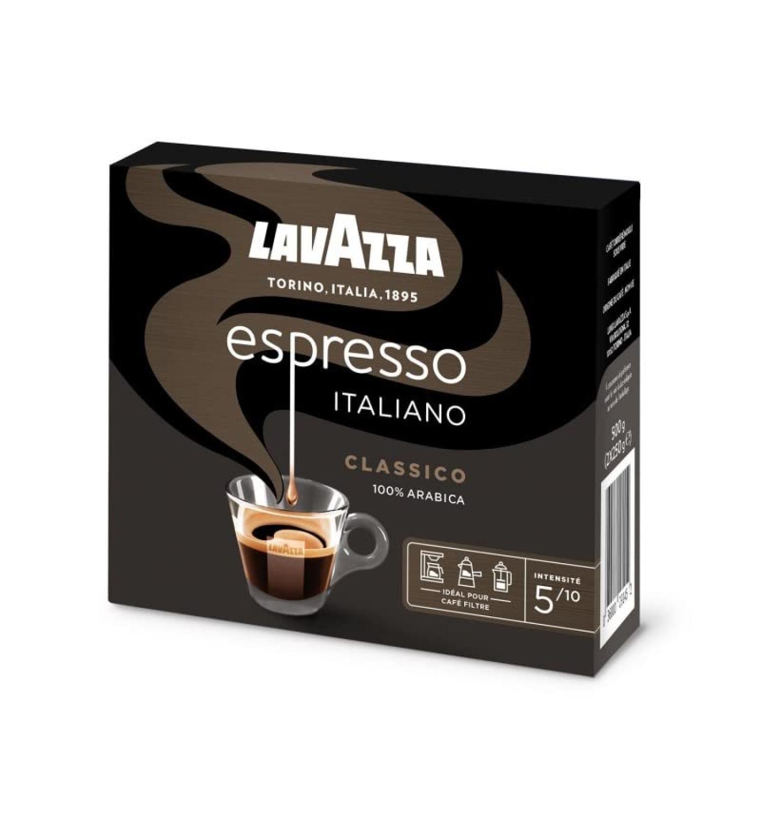  G n rique LAVAZZA - Espresso Italiano Classico 500G - Set of 3 - Sold By Lot - Buy Online on GoSupps.com