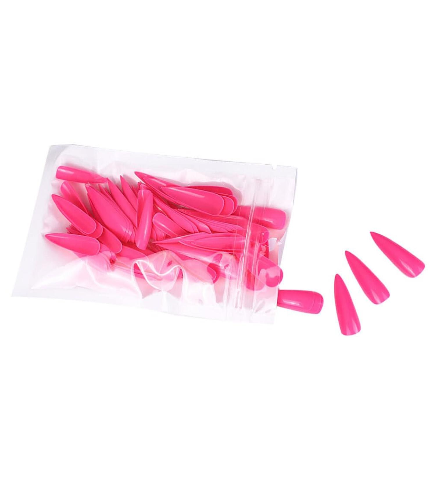 dijiusidy 1 Set Press on Nails Almond Fingernails Stick Solid Color Full Cover Art Decals Salon Supplies DIY Decorations No.10 rose - Buy Online on GoSupps.com