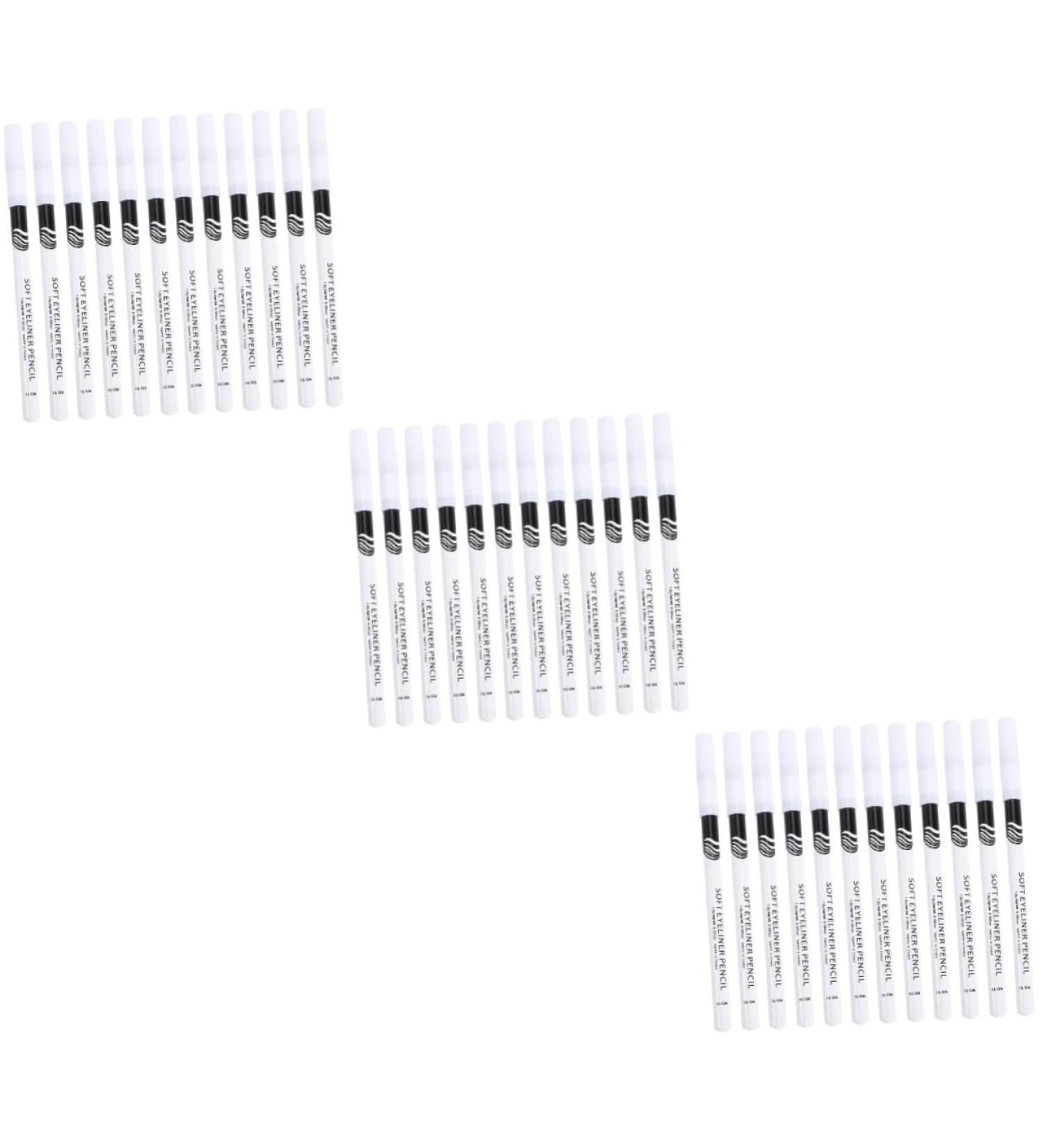 Didiseaon 72 Pcs Eyeliner Pencil White Eyeshadow Pencil Woman Wooden Pole Miss Cosmetic Lying Silkworm Pen - Buy Online on GoSupps.com