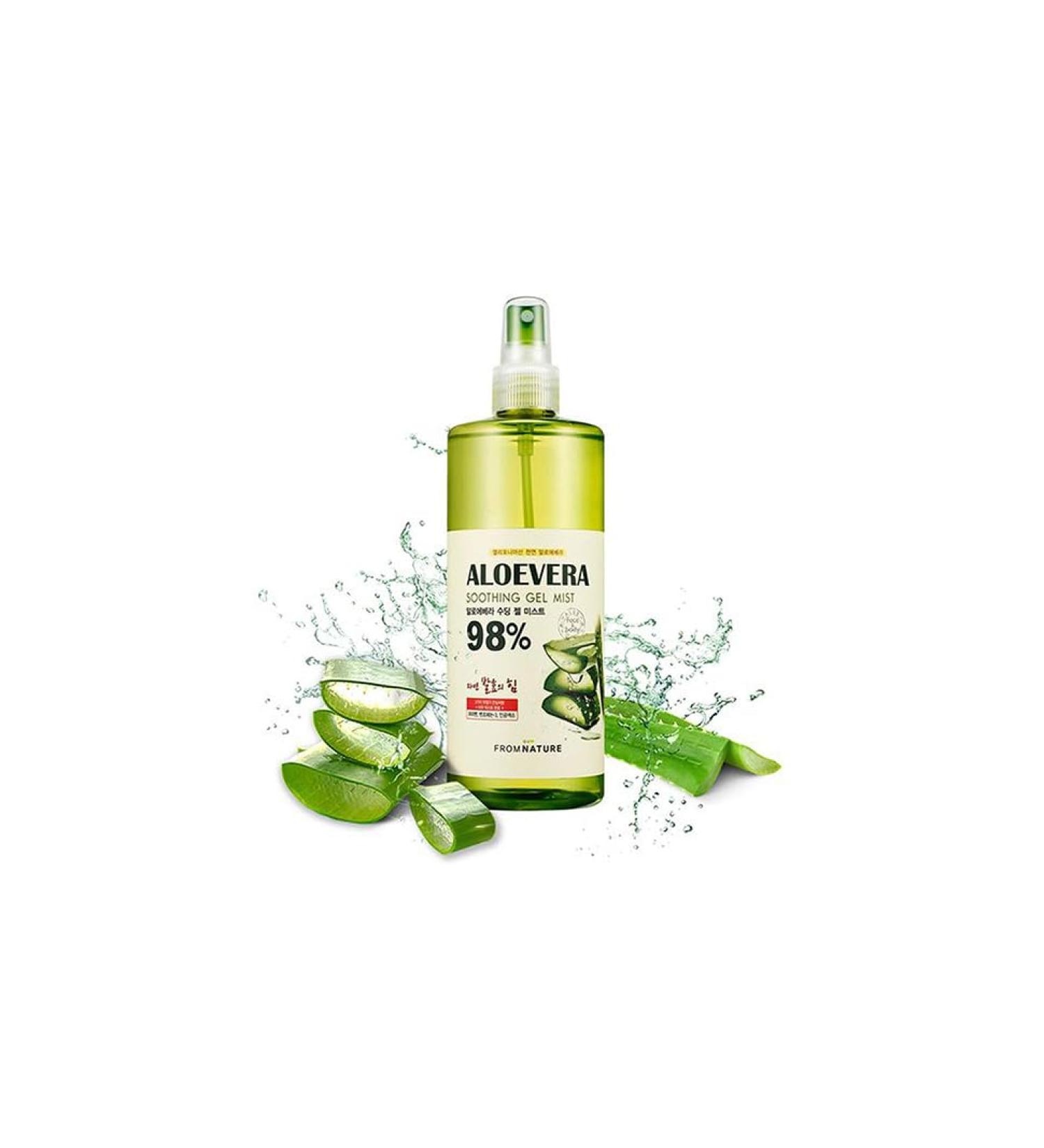 BC233 Aloe Vera 98% Moisture Soothing Gel Mist - Hydrating Spray (13.5 fl oz) | FROMNATURE - International Shipping Available - Buy Online on GoSupps.com