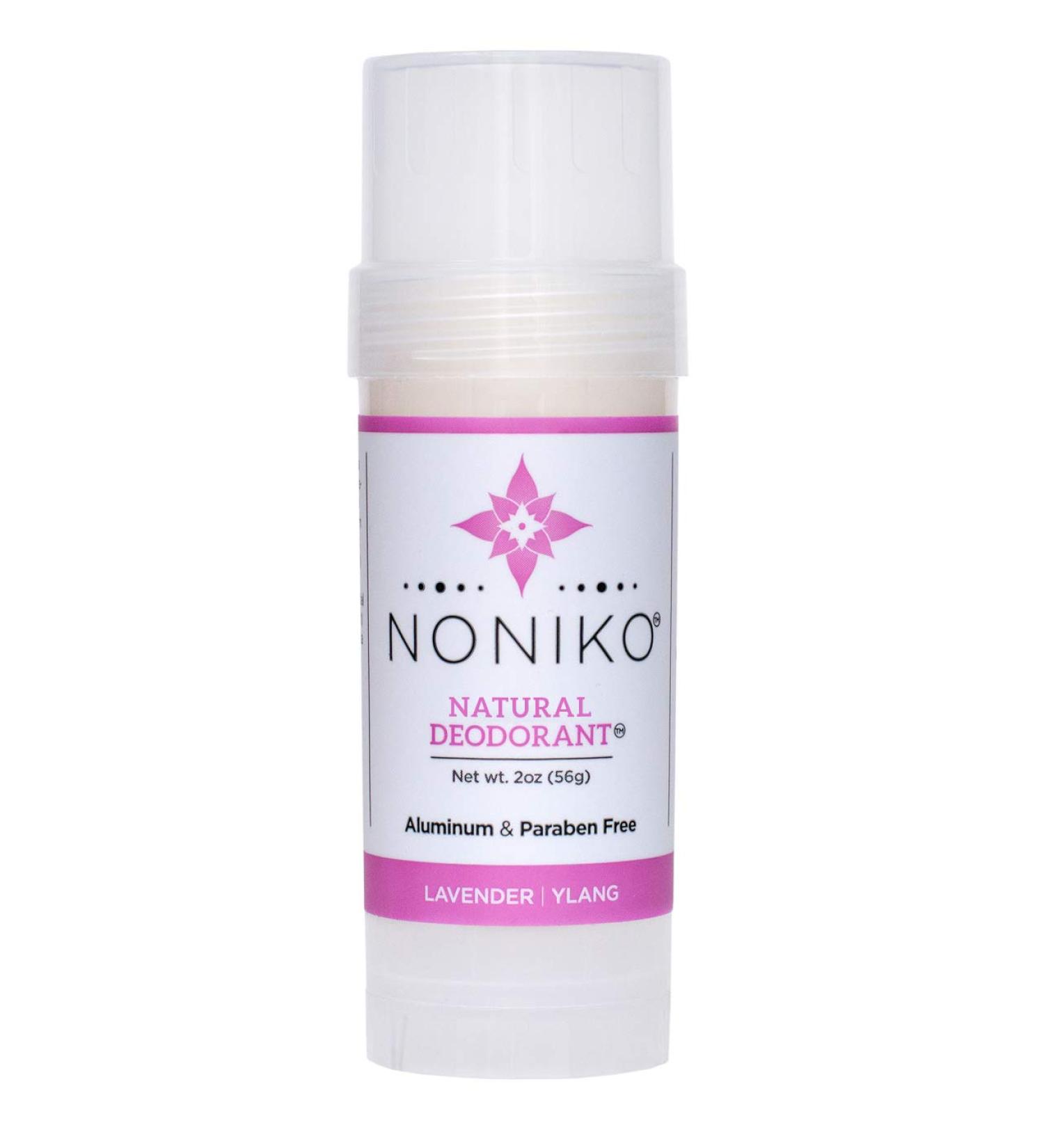 Noniko Natural Deodorant - Aluminum & Paraben-Free for Men & Women - Long-Lasting Lavender Ylang Scent - Cruelty-Free Formula - Buy Online on GoSupps.com