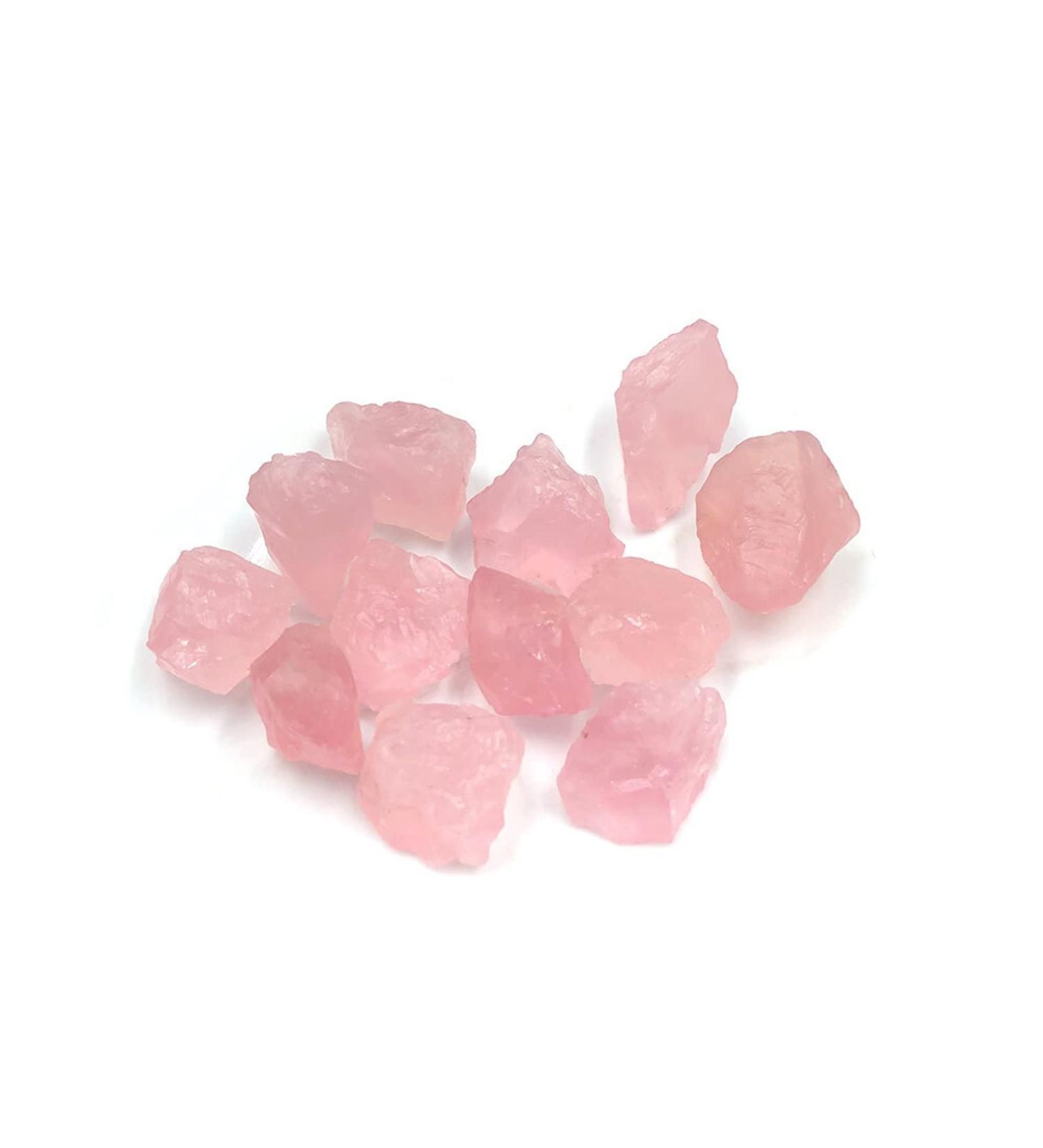 Room Decoration 1pc Random Natural Stone Pink Rough Raw Rose Quartz Crystal Rock Specimen Home Room Decoration DIY 1pc 2cm approx Rose Quartz - Buy Online on GoSupps.com