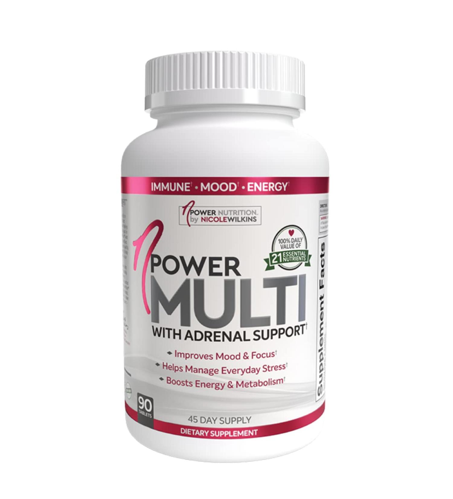 nPower Nutrition Women's Multivitamin - 45 Day Supply with Stress & Energy Support | Immune Boosting Formula with Biotin for Hair, Skin & Nail Health - 45 Servings - Buy Online on GoSupps.com