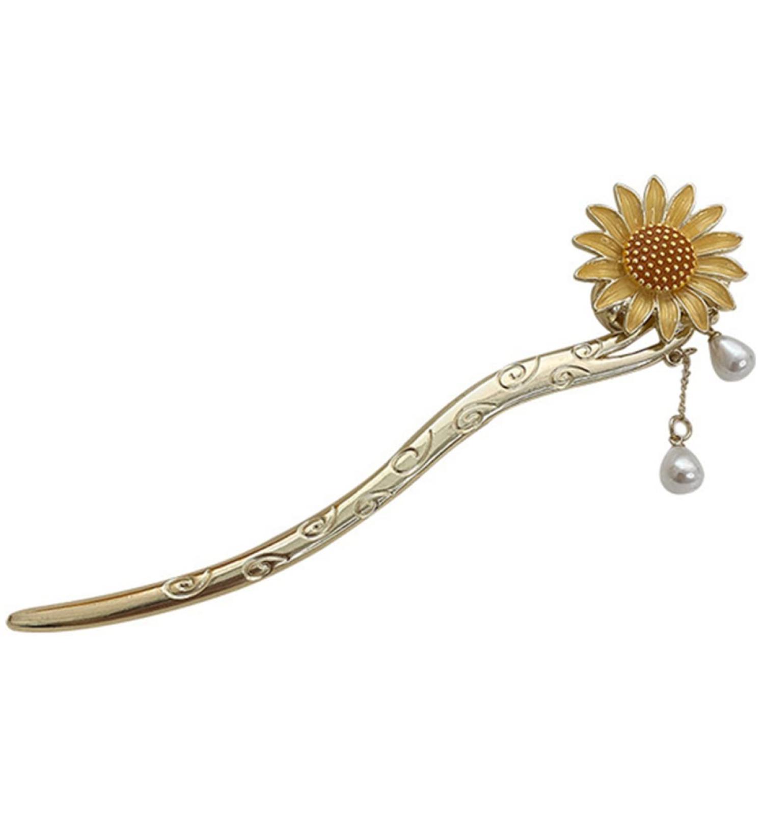 minkissy Daisy Hair Accessory Hair Gems for Women Bridal Tiara Japanese Hair Chopsticks Vintage Hair Chopsticks Hair Chopsticks for Women Sunflower Hair Sticks To Hang Pin China Bun Bride - Buy Online on GoSupps.com