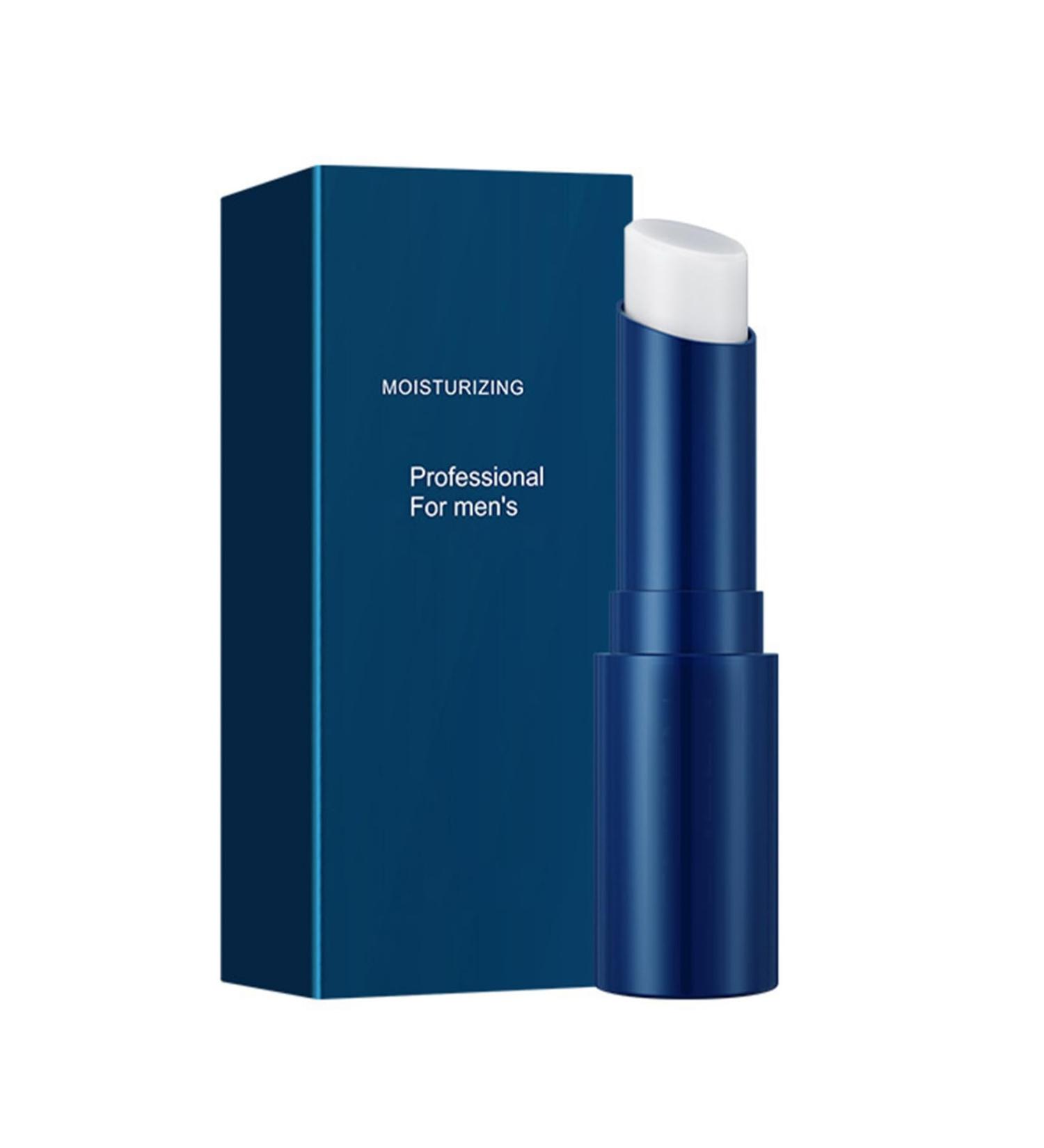 Aislor 1Pc Daily Use Lip Balm for Men Dry Chapped Lips Moisturizing Nourishing Lightweight Non Greasy Long Lasting Hydration Lip Care Essential Stick Blue One Size One Size Blue - Buy Online on GoSupps.com