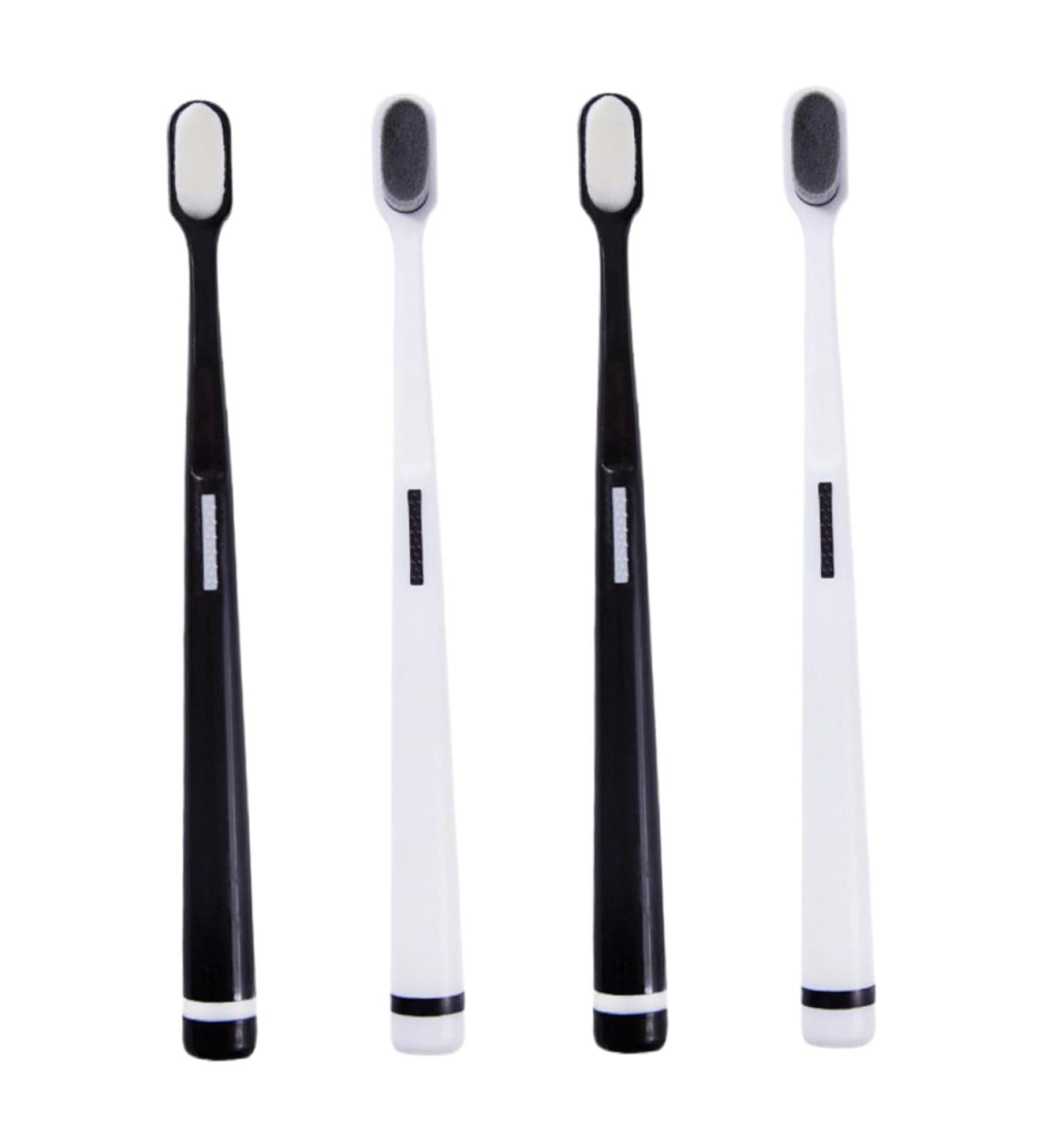 Hapinary 4-Piece Wangan Hair Toothbrush Set | Extra Soft Cleaning Brushes for Gums | Portable Toothbrush Jewelry Cleaner - Buy Online on GoSupps.com