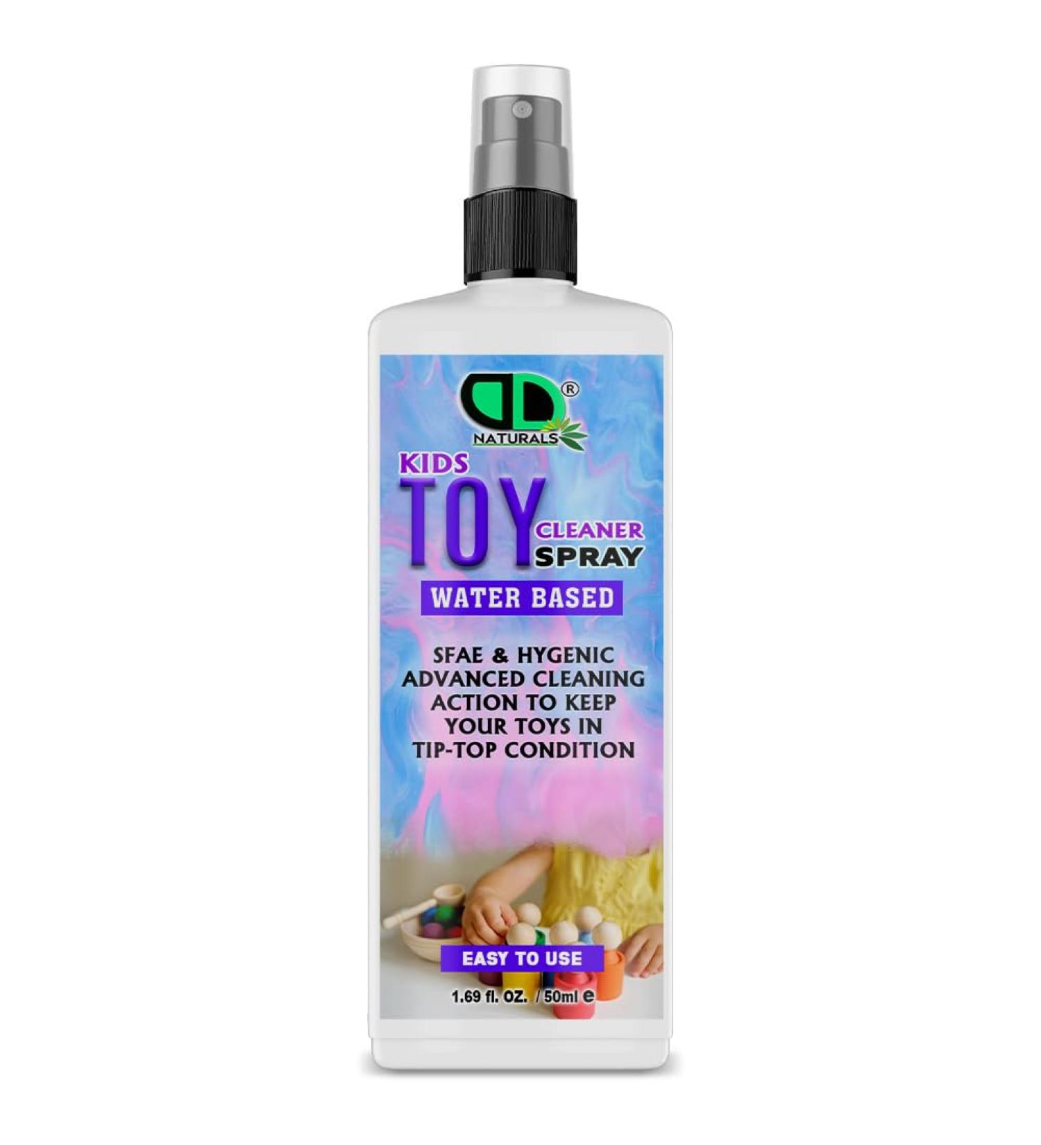 Toy Cleaner & Surface Antibacterial Spray Sanitises and Cleanses Surfaces Kills Bacteria and Germs Mild Baby-Safe Formula (50ml Spray) 500.00 ml (Pack of 1)