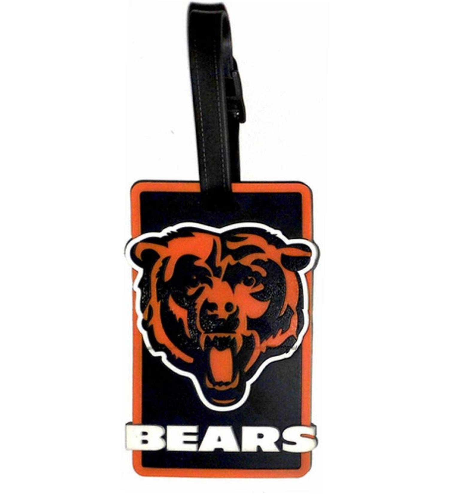 Aminco NFL Chicago Bears Soft Bag Tag Blue, 7.5
