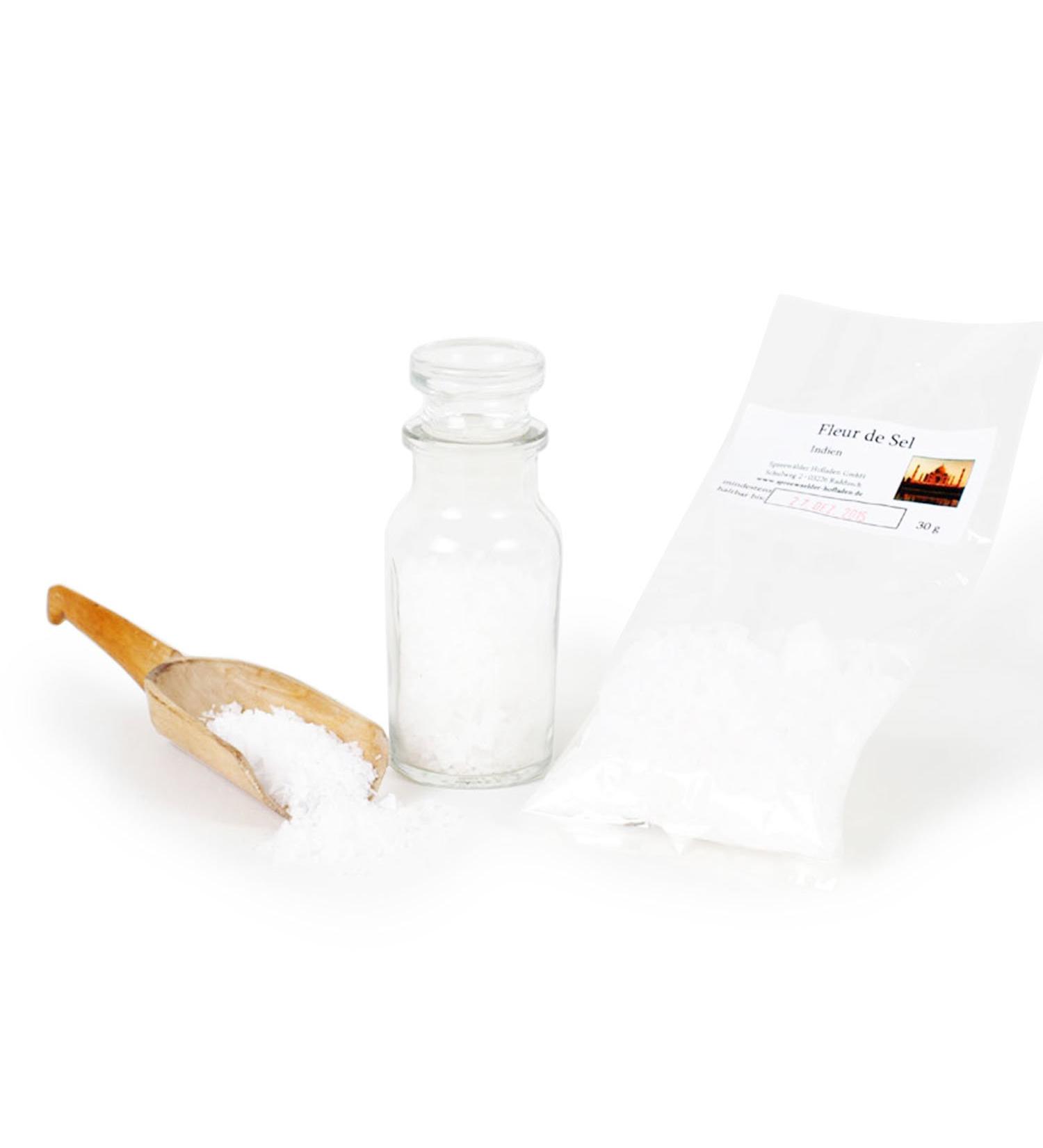 Feine W rze Fleur de Sel India | Natural Sea Salt | Gourmet Salt | Natural Salt | Gluten Free | 30g