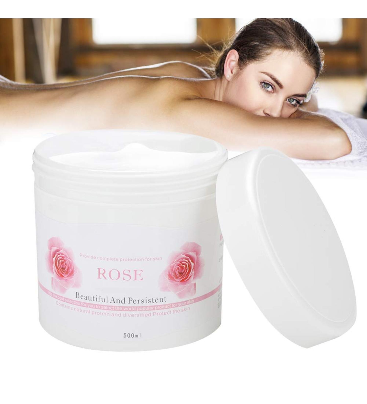 Massage Cream 500g Rose Extract Face Cream Face Moisturizer Face Moisturizing Oil Control - Buy Online on GoSupps.com