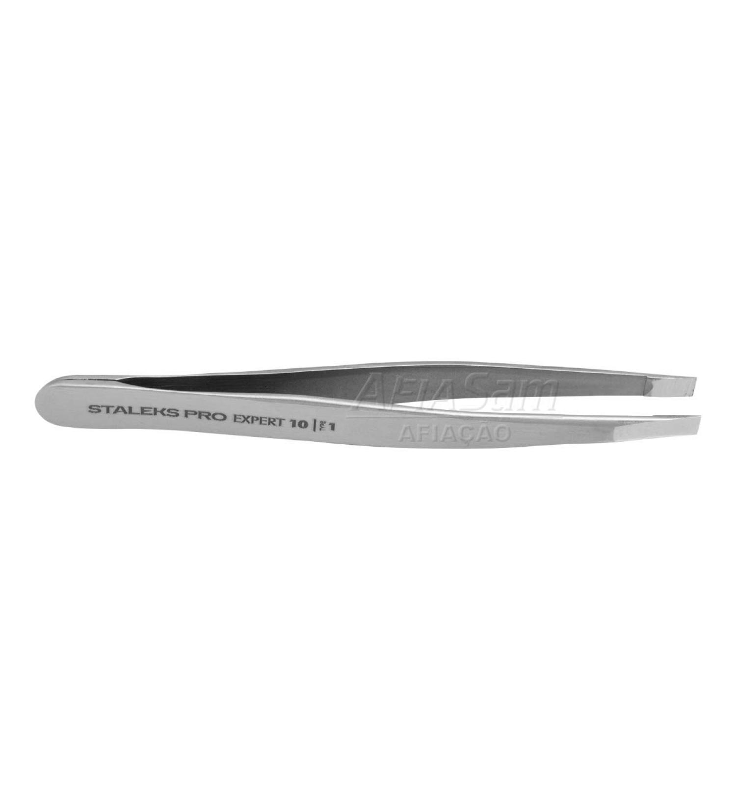 Staleks PRO Expert Eyebrow Tweezers TE-10 - Precision Tweezers for Professional Eyebrow Shaping - Buy Online on GoSupps.com