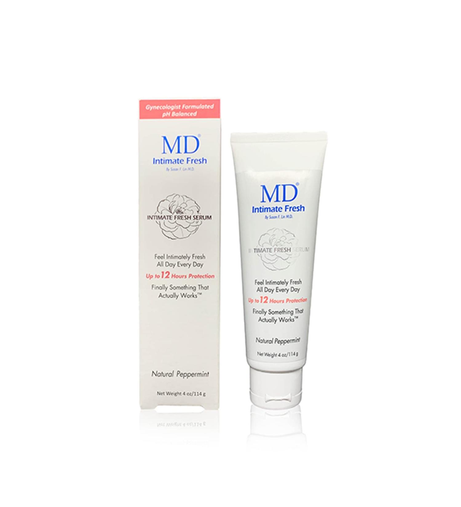 MD Intimate Fresh Serum | Deodorizes & Cleans Intimate Area | 3 Months Supply | External Use Only - Buy Online on GoSupps.com