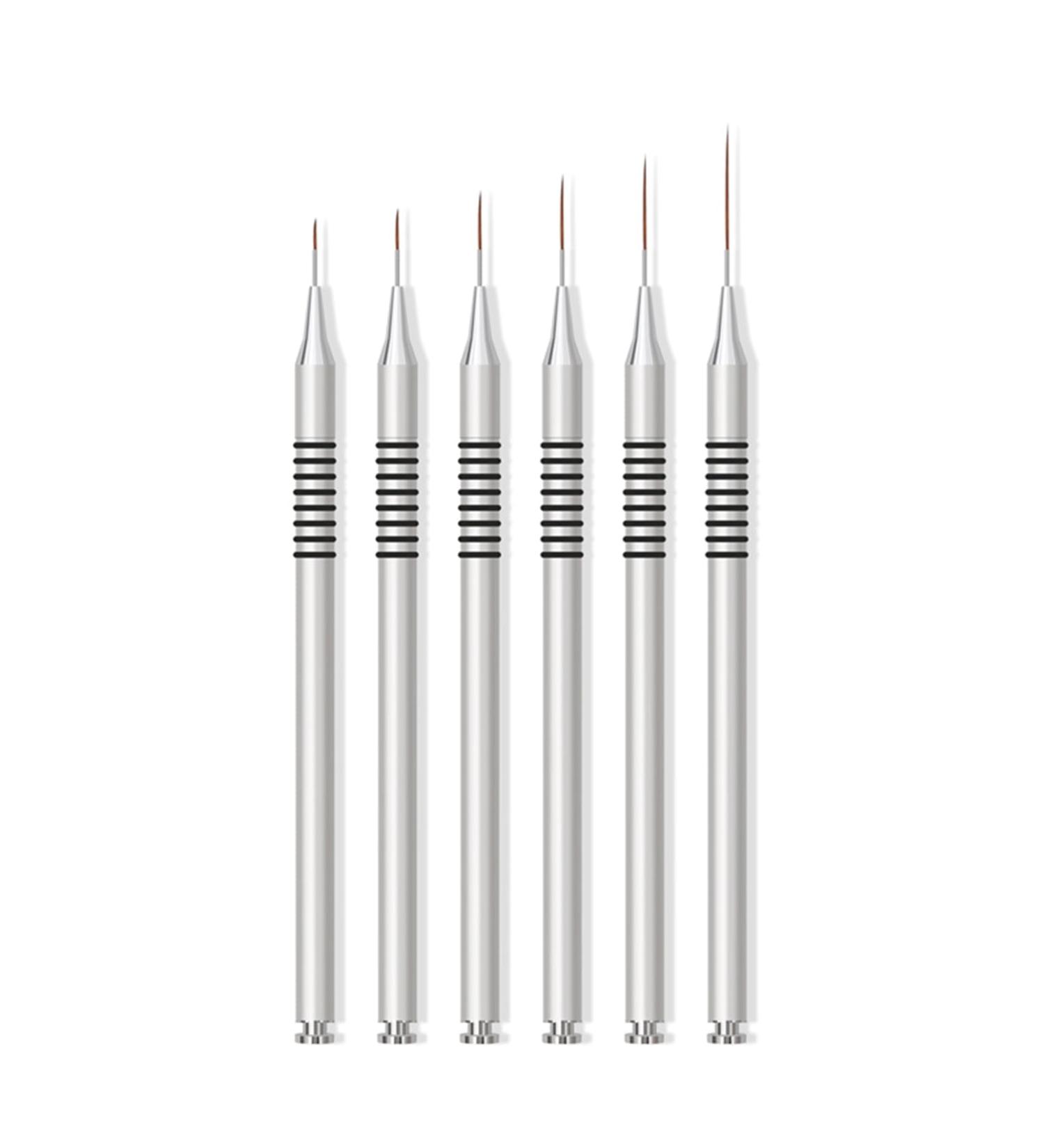 French Striper Art Liner Brush Beauty Makeup Line Striper Drawing Pen Gel Brushes Painting Pen Manicure Tool - Buy Online on GoSupps.com