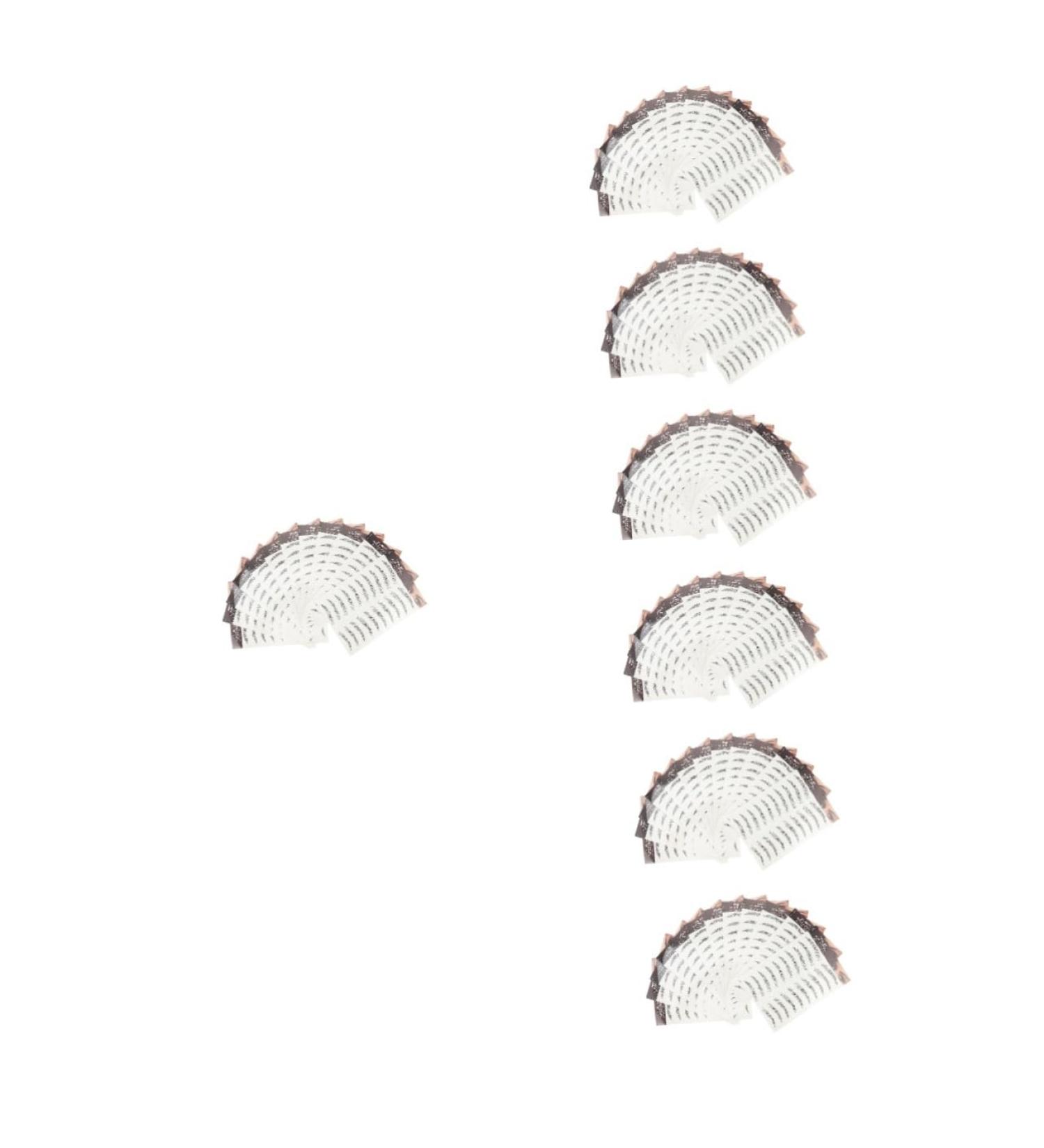 Healeved 84 Pcs Eyebrow Stickers Temporary Eyebrows Transfer Eyebrows Eyebrow Trimming Soy Ink Cejas 3d 7X1X0.1CMx7pcs Blackx7pcs - Buy Online on GoSupps.com