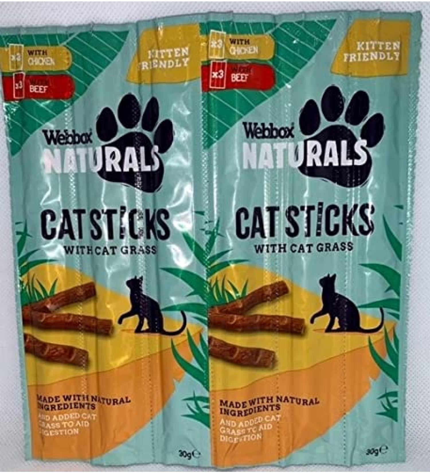 SUOL Naturals cat sticks with cat grass 30g - Buy Online on GoSupps.com