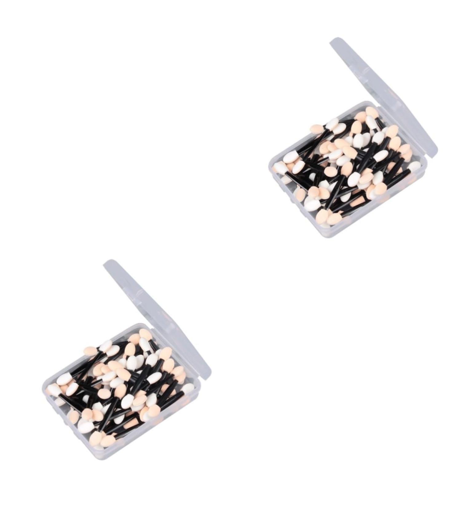 Hemoton 100 Pcs Dual Sided Eyeshadow Brush Eyeshadow Applicator Sponge Essential Makeup Brushes Cosmetic - Buy Online on GoSupps.com