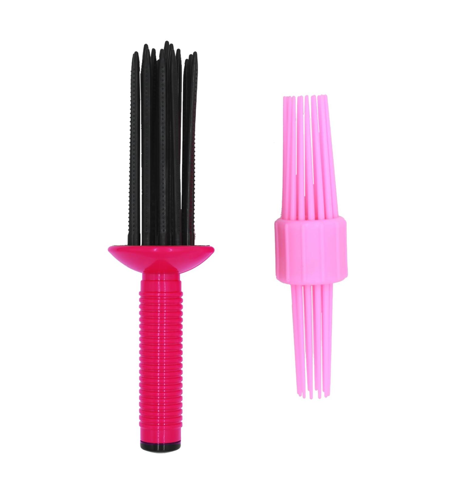 HAIOLORPRO 2PCS Curling Roll Comb Curly Hair Brush for Curly Hair Three Different Sizes of Styler for Curly Hair Hair Curling Roll Comb Hair Tools for Casual Wear or Special Events - Buy Online on GoSupps.com