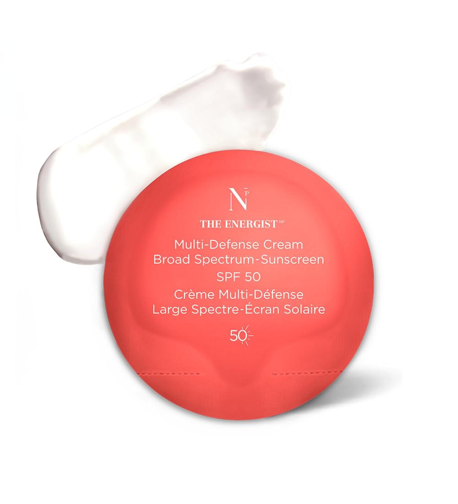 Noble Panacea The Multi-Defense Cream SPF 50 (60 Doses) Anti Aging Mineral Sunscreen Reef Safe Sunscreen with Peptides Protects & Corrects Sun Damage - Buy Online on GoSupps.com