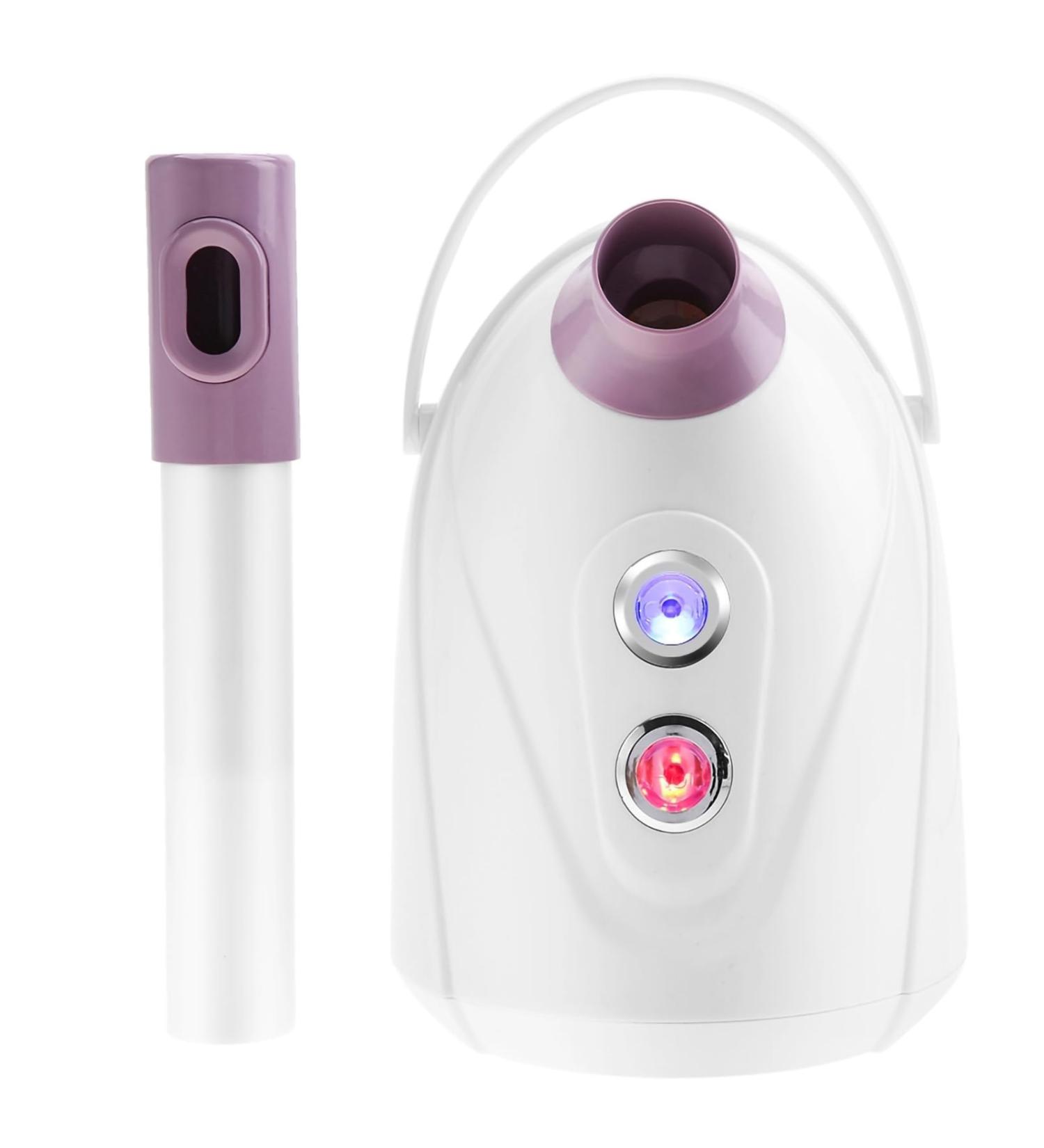 Appareil vapeur pour le visage vapozone esthetique professionnel Appareil vapeur pour le visage Ionique avec pulv risateur rotatif 360 Appareil vapeur Sprays y roc os Prise Ue
