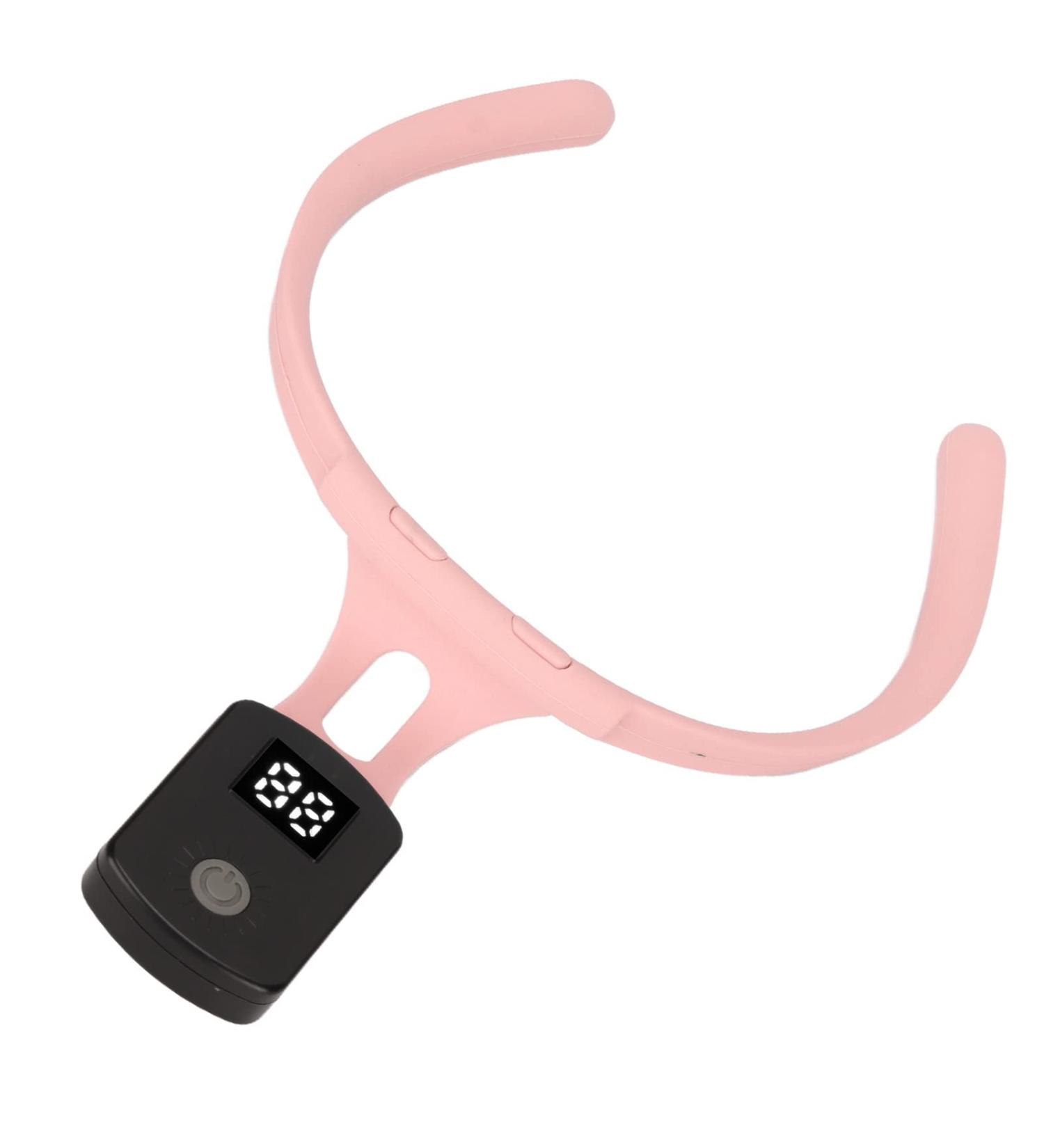 Posture Reminder Silicone Posture Corrector with Angle Detection for Adults Outside (Pink) - Buy Online on GoSupps.com