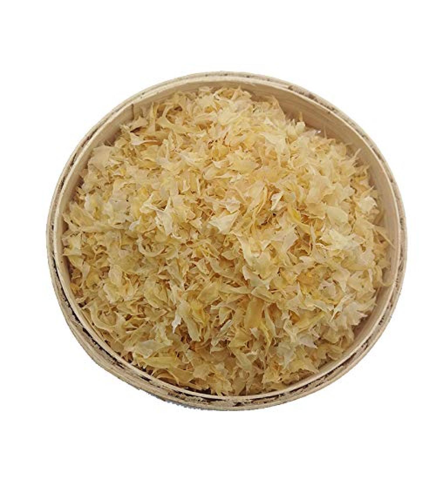 White Fungus Flakes Tremella Flakes Dried Flakes 50g - Buy Online on GoSupps.com