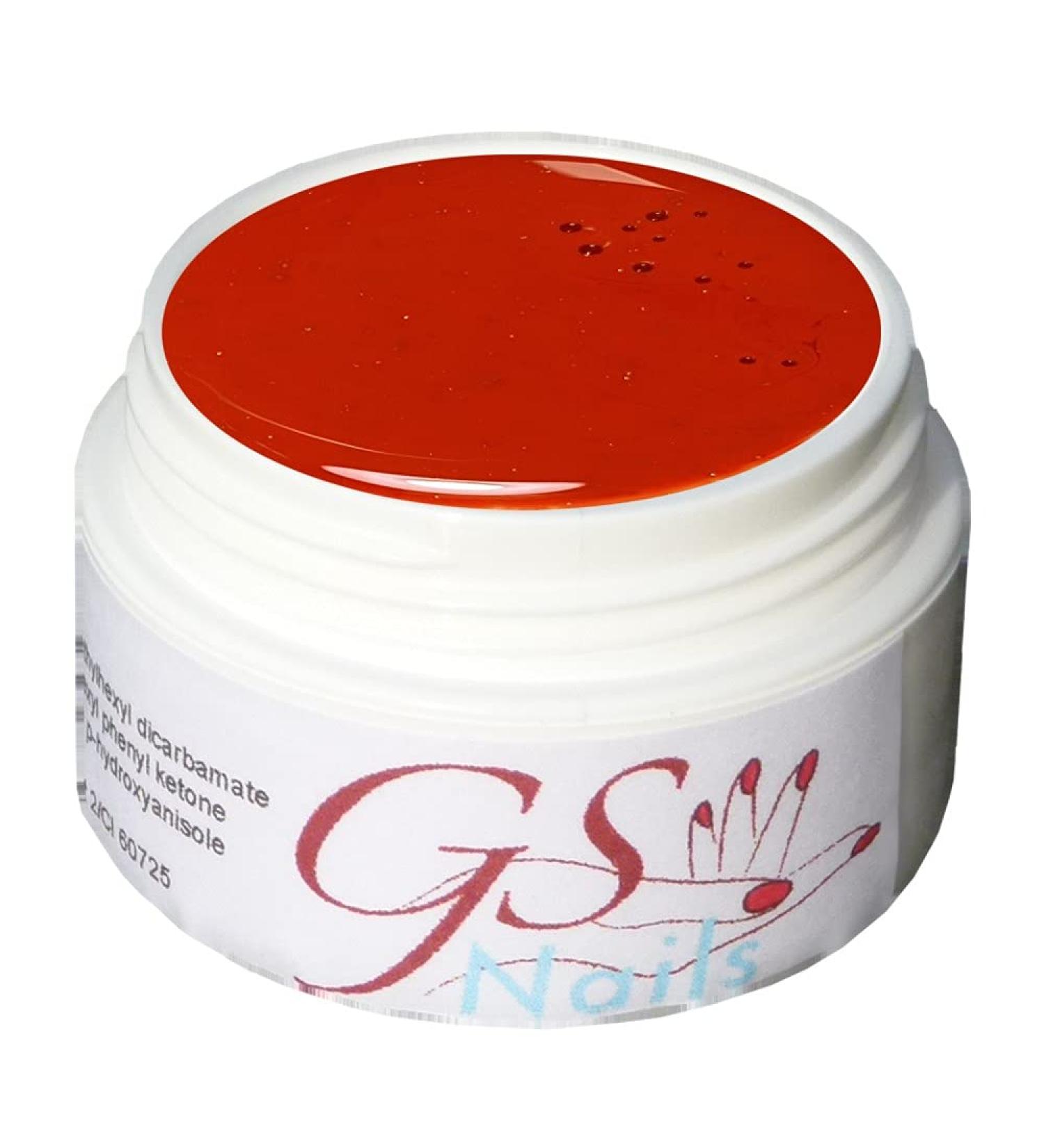 GS-Nails 5ml UV Color Gel Metallic Coral 37D Made in Germany D9 Metallic San Remo