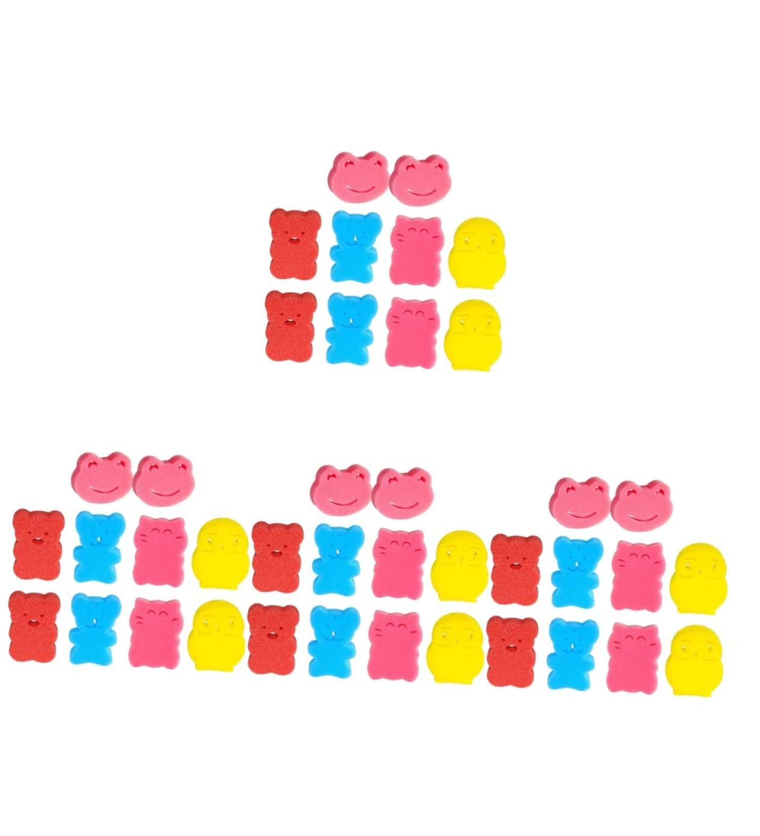 Buy Healifty 40 pcs Children s Bath Sponge Loofah | Soft Foam Body Scrubber for Baby & Kids | Perfect Shower & Bath Brush - Buy Online on GoSupps.com