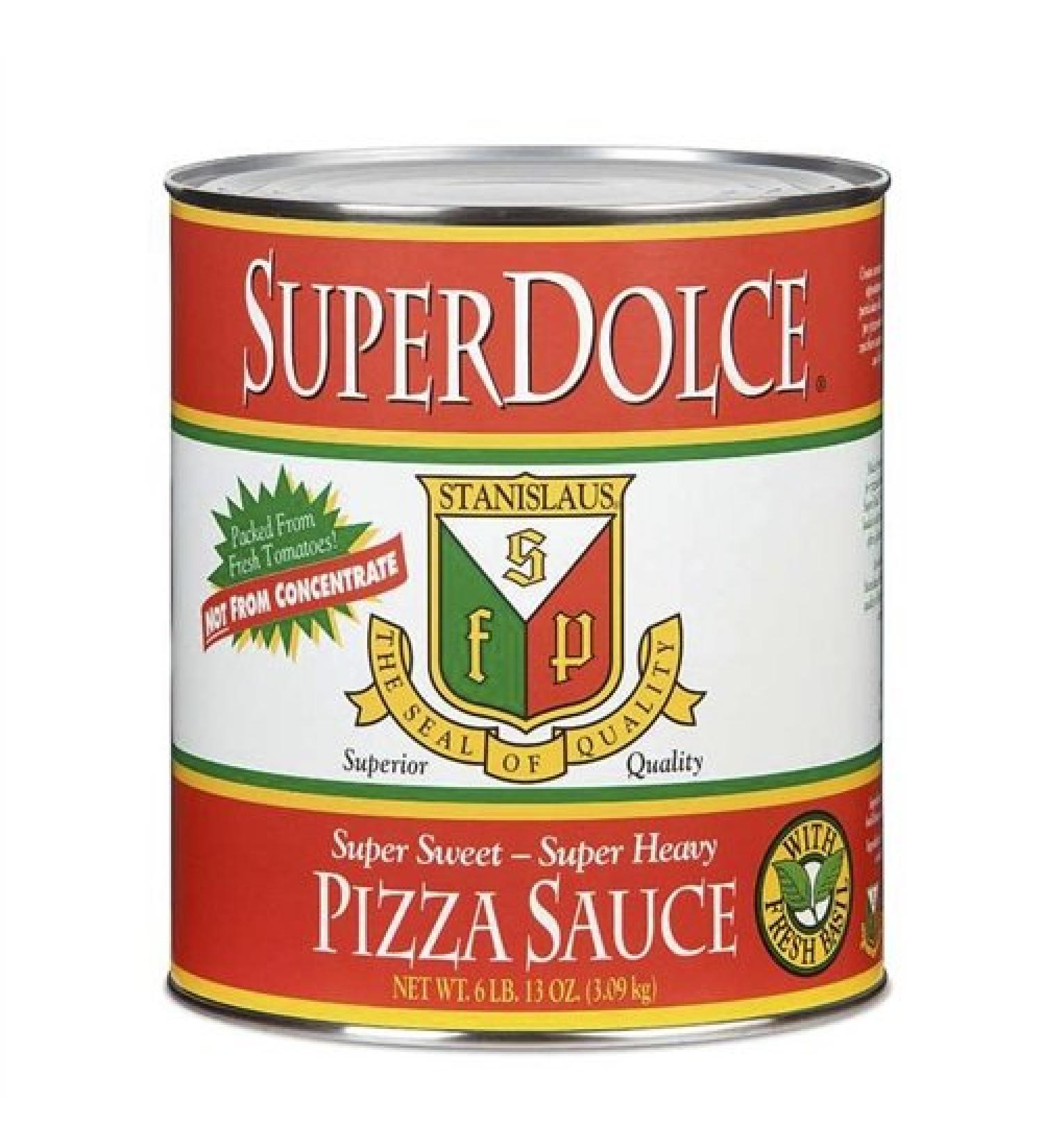 Super Dolce Pizza Sauce #10 6.81 Pound (Pack of 1)