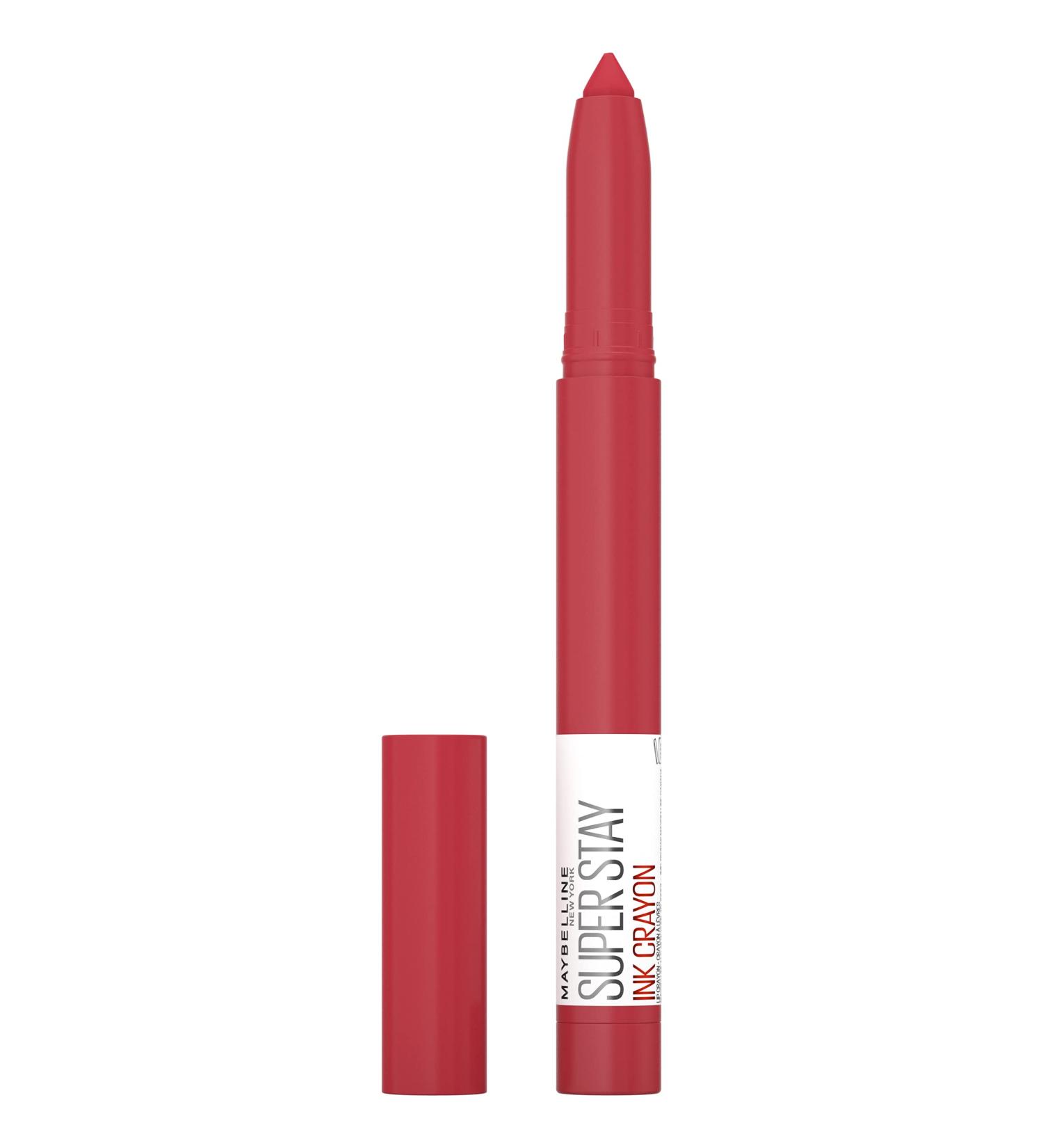 Maybelline Super Stay Ink Crayon Matte Lipstick in Work for It | Longwear Makeup, 0.04 oz - Buy Online on GoSupps.com