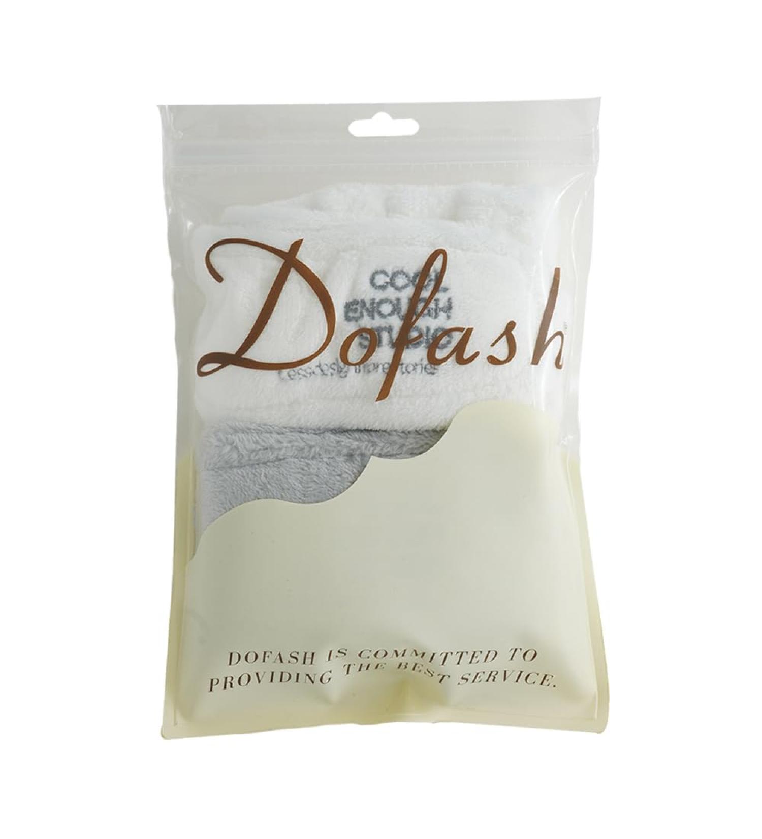 Shop Dofash 2pcs Cute Rabbit Ear Shower & Makeup Headbands for Women - Spa Hair Bands in White & Gray - Buy Online on GoSupps.com