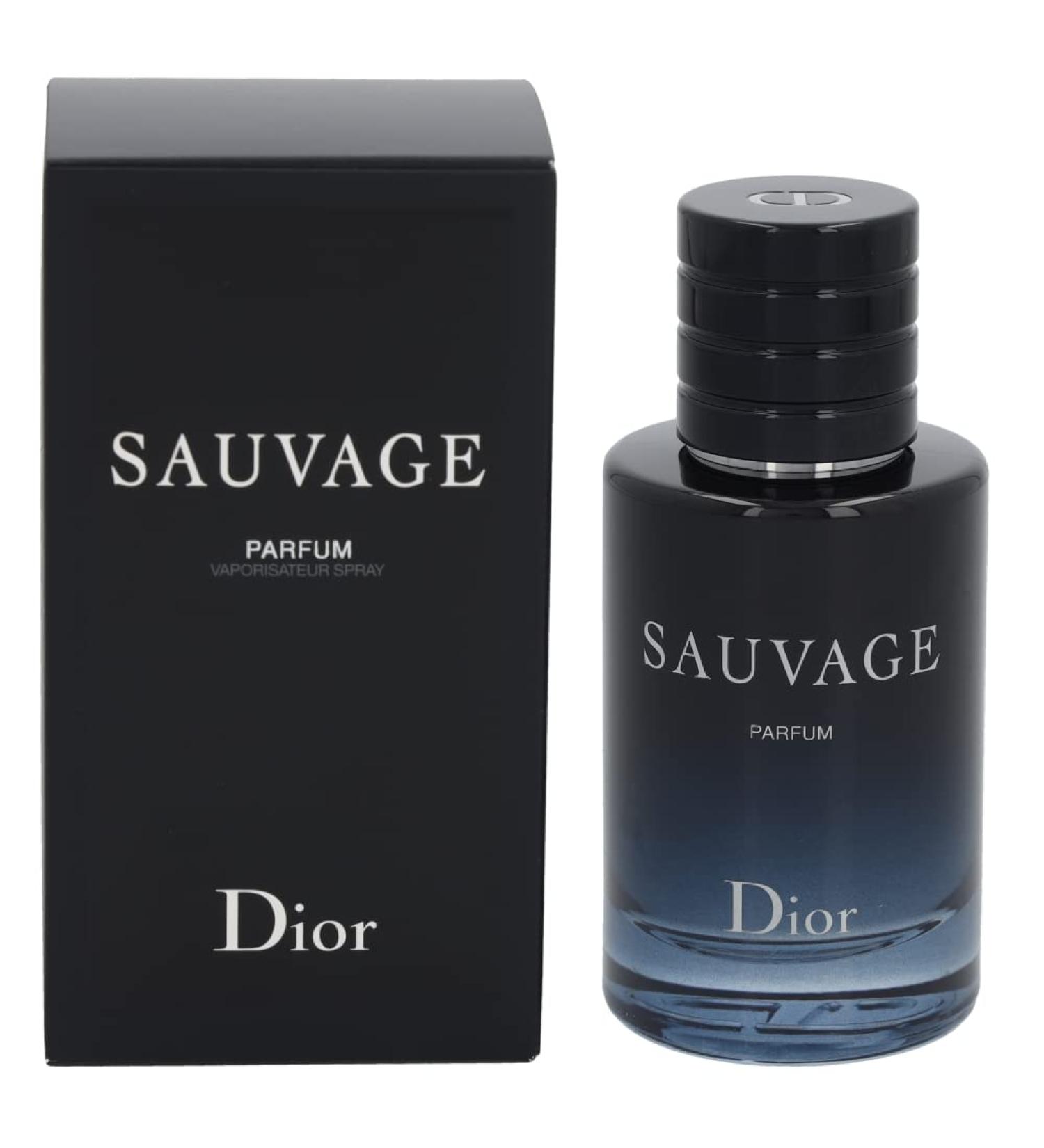Dior Sauvage Parfum Spray for Men 2.0 Ounces clear Aromatic Fougere 2 Ounce (Pack of 1) - Buy Online on GoSupps.com