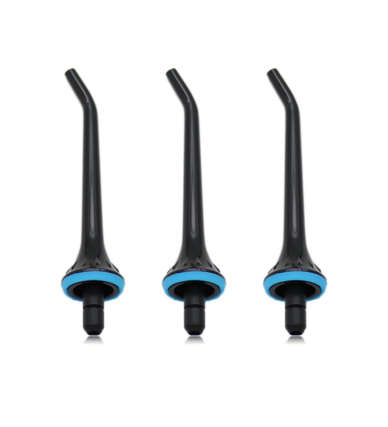 Water Flosser Replacement Tips - 3 PCS Black Standard for Mospro Nicwell Nicefeel INSMART & Oralfree - Buy Online on GoSupps.com