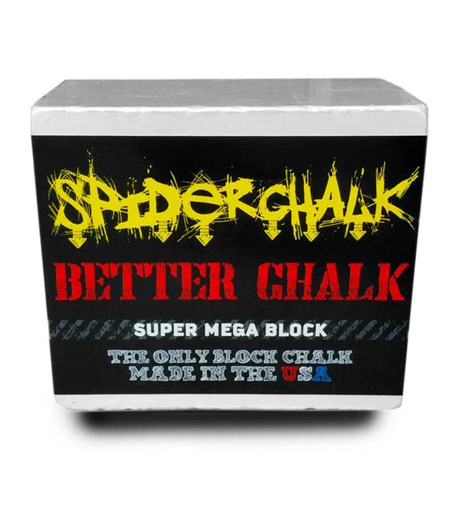 8oz USA-Made Gym Chalk Mega Block for Powerlifting, Weightlifting, CrossFit - Lasts 2X Longer - Buy Online on GoSupps.com