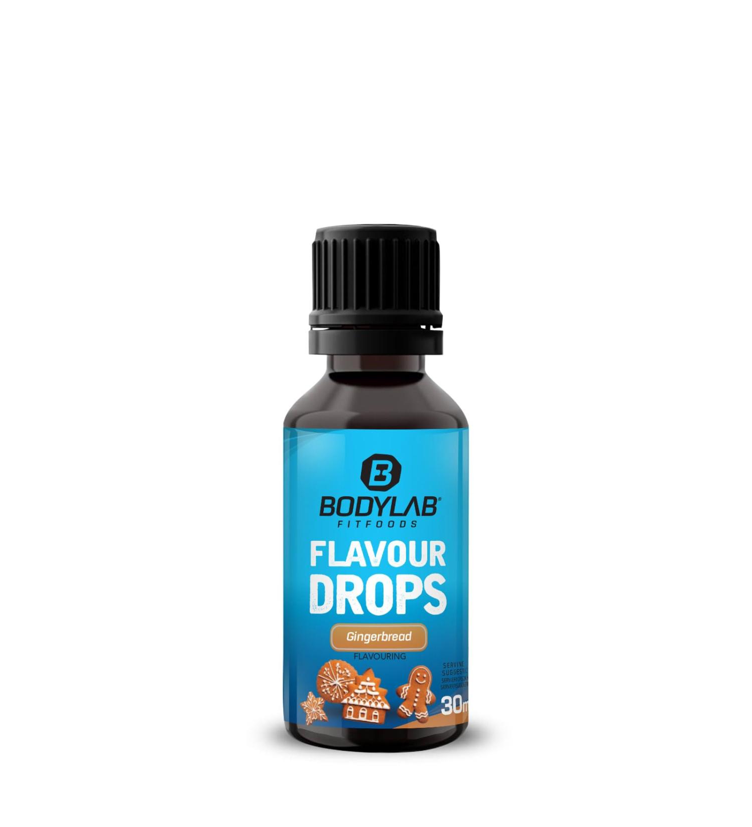 BODYLAB24 Flavor Drops 30ml - Calorie-Free Sugar-Free Gingerbread Aroma for Coffee & Foods No Artificial Dyes - Buy Online on GoSupps.com