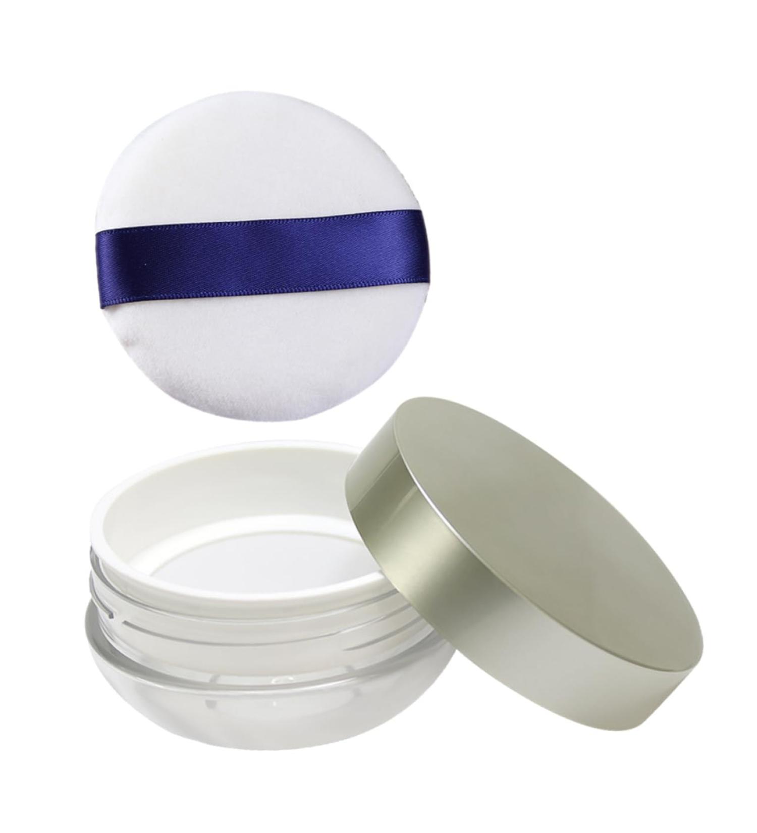 Didiseaon 1pc Box Powder Box Powder Puff Container Make up Sponges for Face Thin Powder Holders Beauty Tool Blush Powder Round Container Plastic Abs Cosmetic Powder Puff Box Miss - Buy Online on GoSupps.com