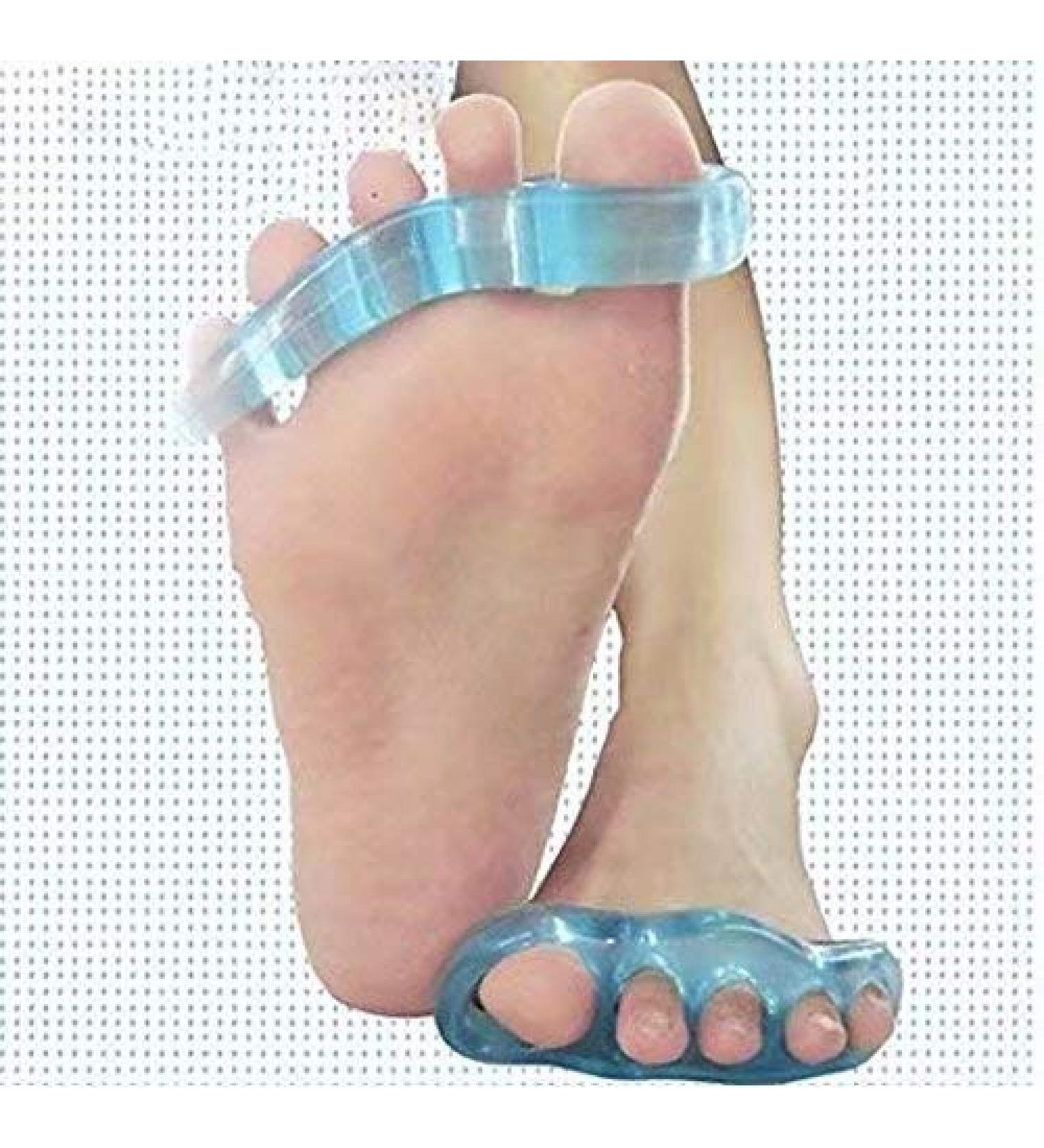 Silicone Gel Foot Two Toe Separator Hallux Valgus Corrector Straightener Orthosis
