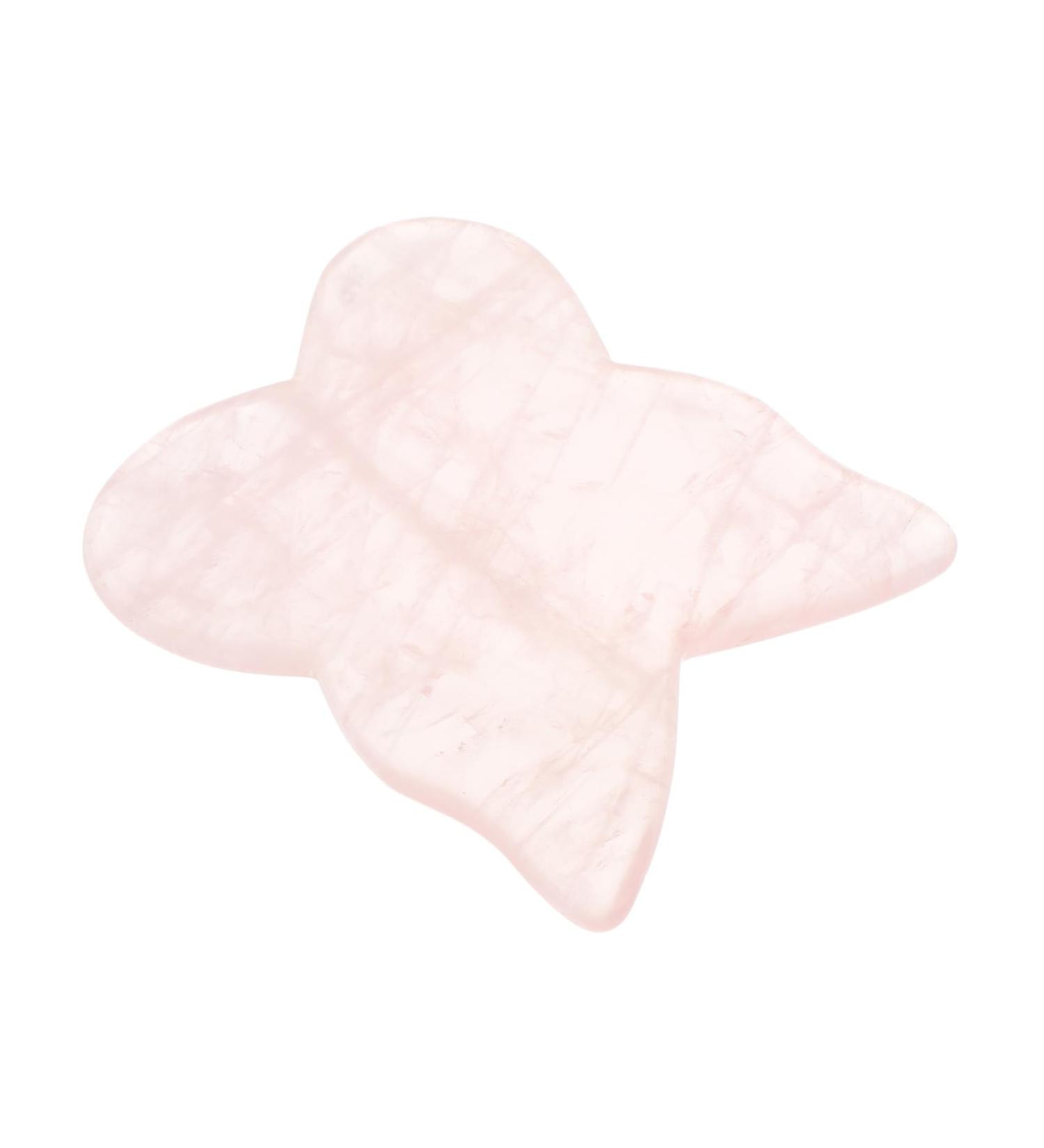 Buy Beavorty Rose Quartz Gua Sha Butterfly Board - Facial Massage Tool for Skin Care & Spa | Pink Crystal 8.5x7cm - Buy Online on GoSupps.com