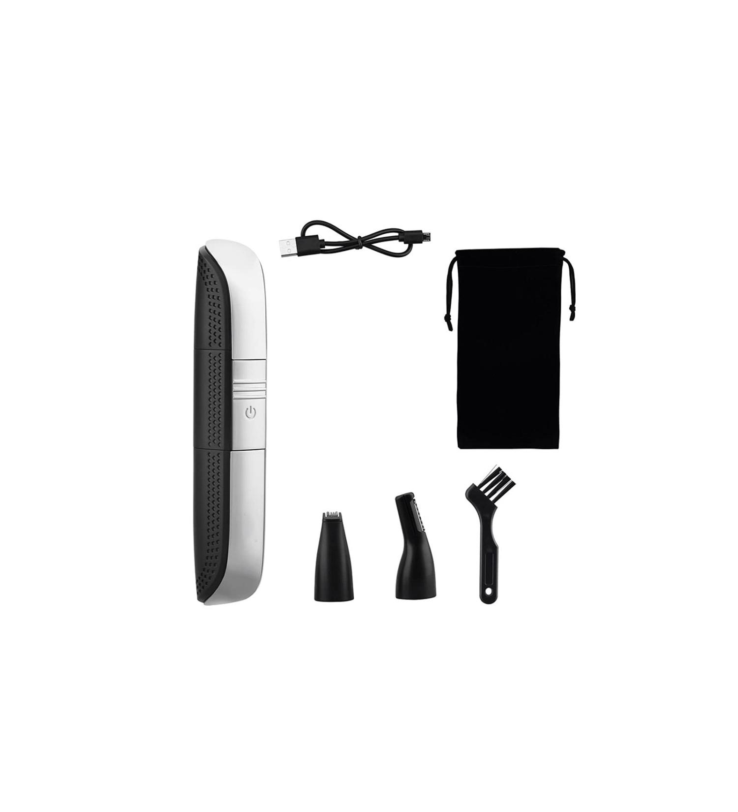 3 in 1 USB Electric Nose Hair Trimmer for Men | Painless Eyebrow Clipper & Beard Shaver Set International Shipping Available - Buy Online on GoSupps.com