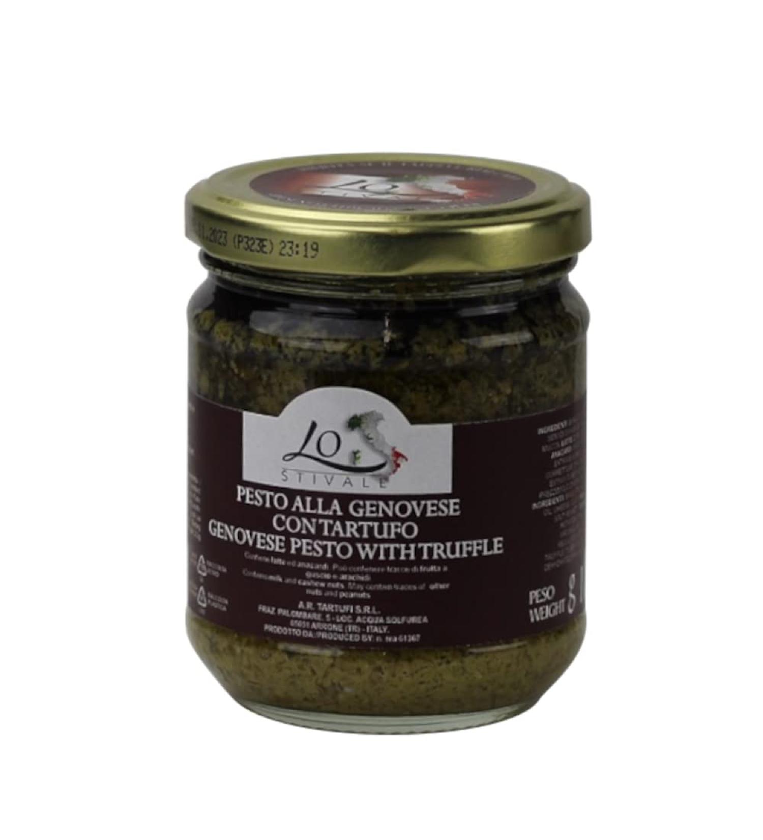 lostivale Tartufo en Pesto Genoise in a glass jar 180g Lostivel Luxury Food