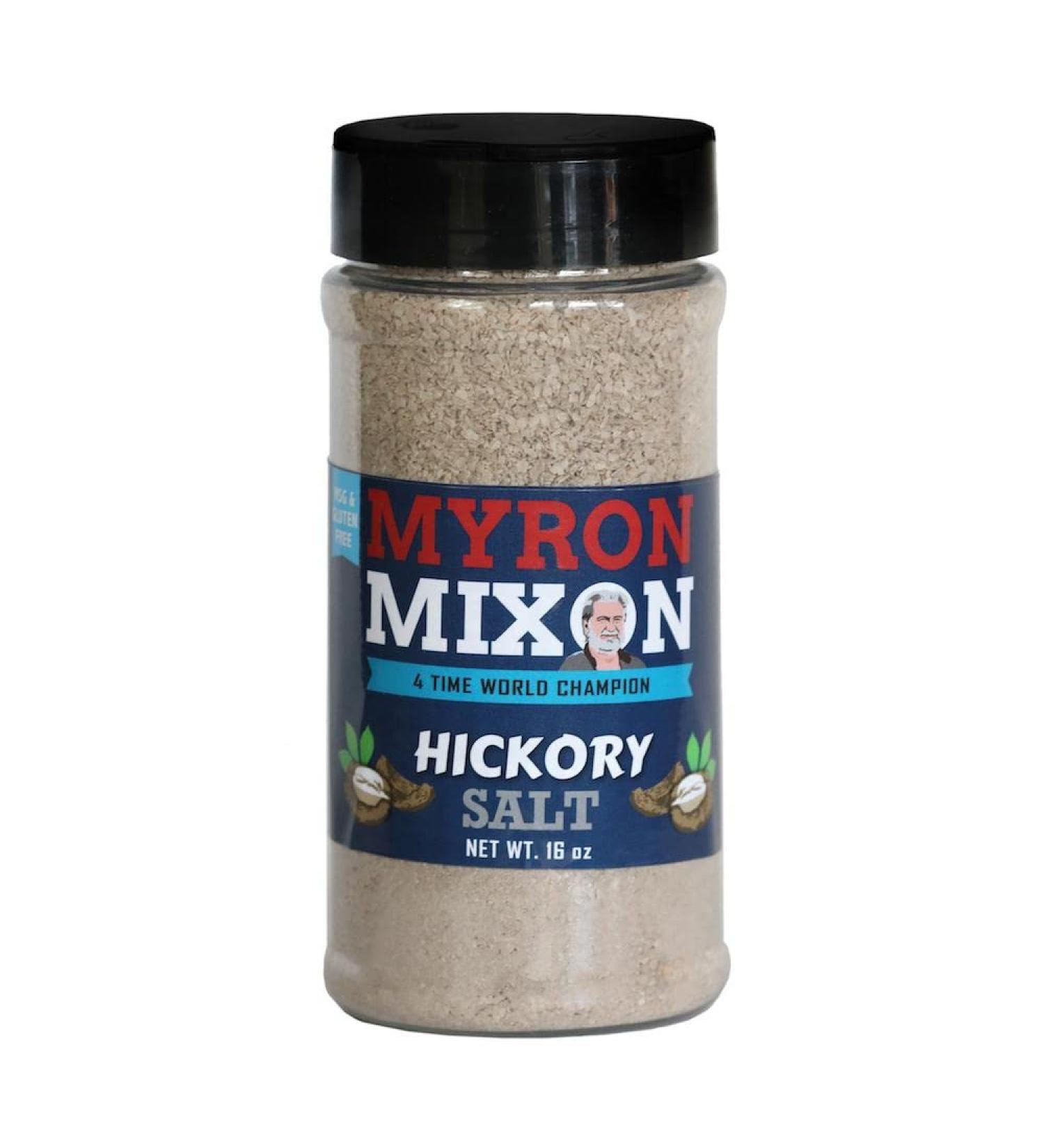Myron Mixon BBQ Rub | Hickory Salt | Champion Pitmaster Recipe | Gluten-Free BBQ Seasoning MSG-Free USA Made | 16 Oz - Buy Online on GoSupps.com