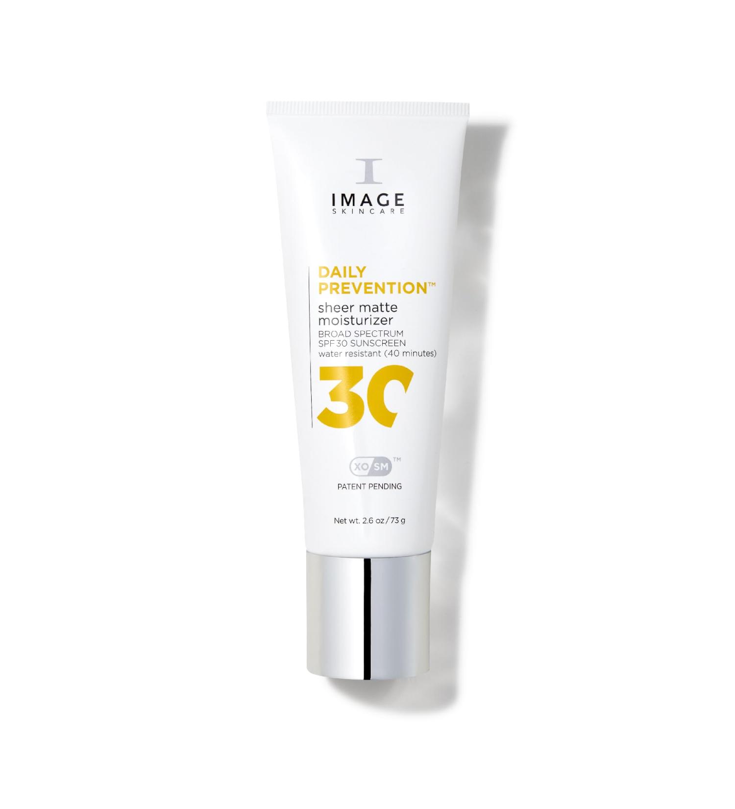 IMAGE Skincare DAILY PREVENTION Sheer Matte Moisturizer SPF 30 Broad Spectrum Sunscreen for Shine Control 2.6 Ounce (Pack of 1) - Buy Online on GoSupps.com