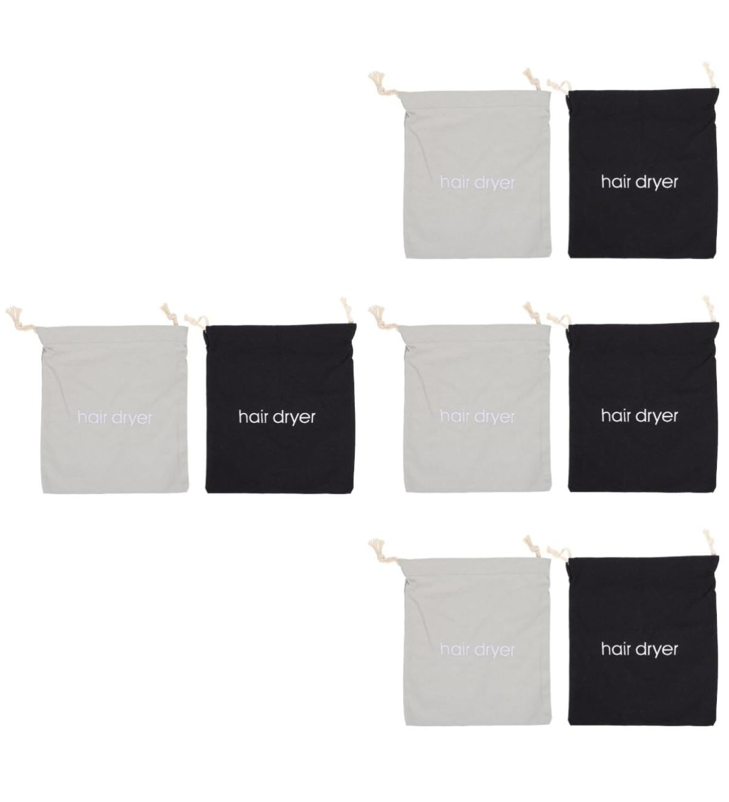 Baluue 8 Pcs Hair Dryer Storage Bag Drawstring Hair Dryer Bags Travel Blow Dryer Hair Dryer Holders Fabric - Buy Online on GoSupps.com