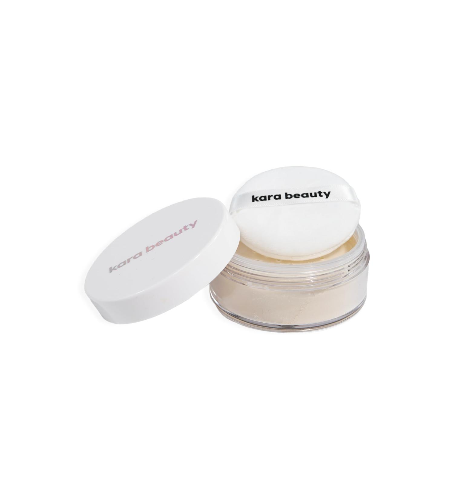 Kara Beauty Essentials Loose Setting Powder - Long Lasting Waterproof Powder with Hyaluronic Acid & Coconut Oil - Translucent Light | International Shipping - Buy Online on GoSupps.com